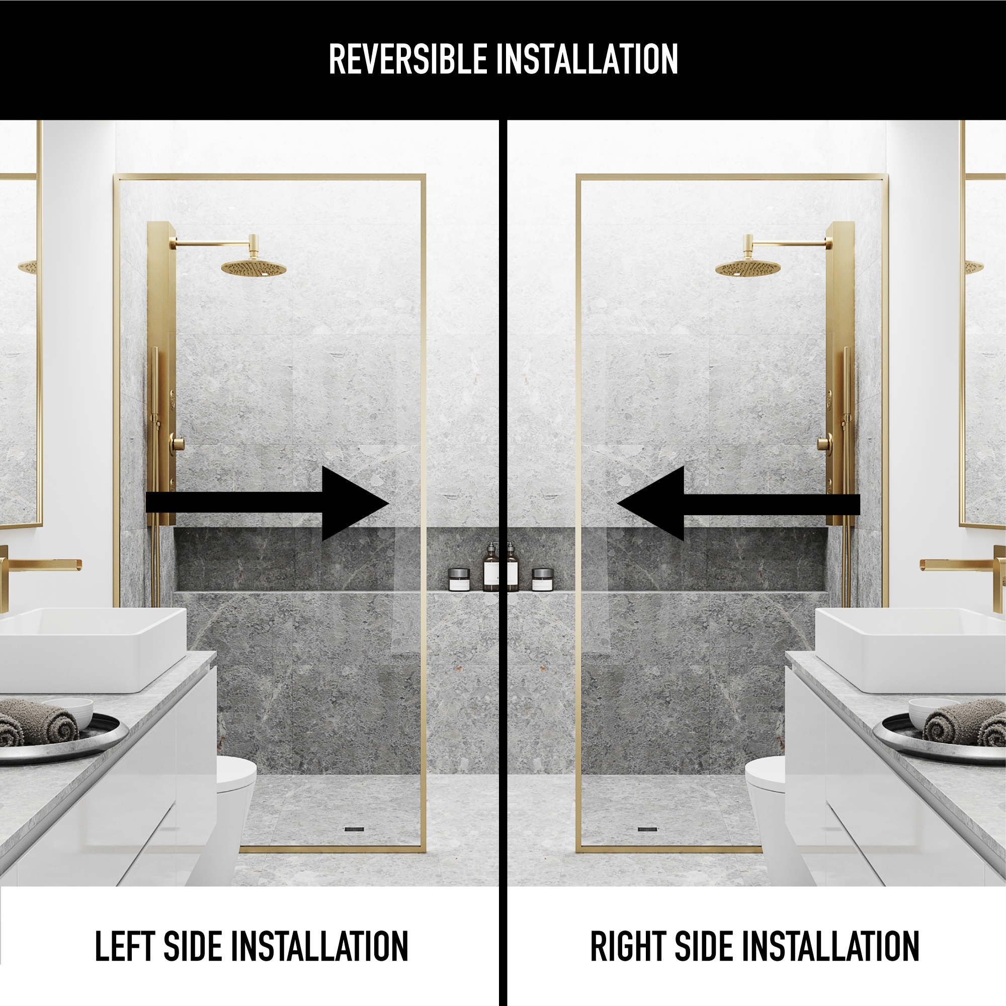 VIGO VG6077MGCL3474 Shower-Doors - View #3