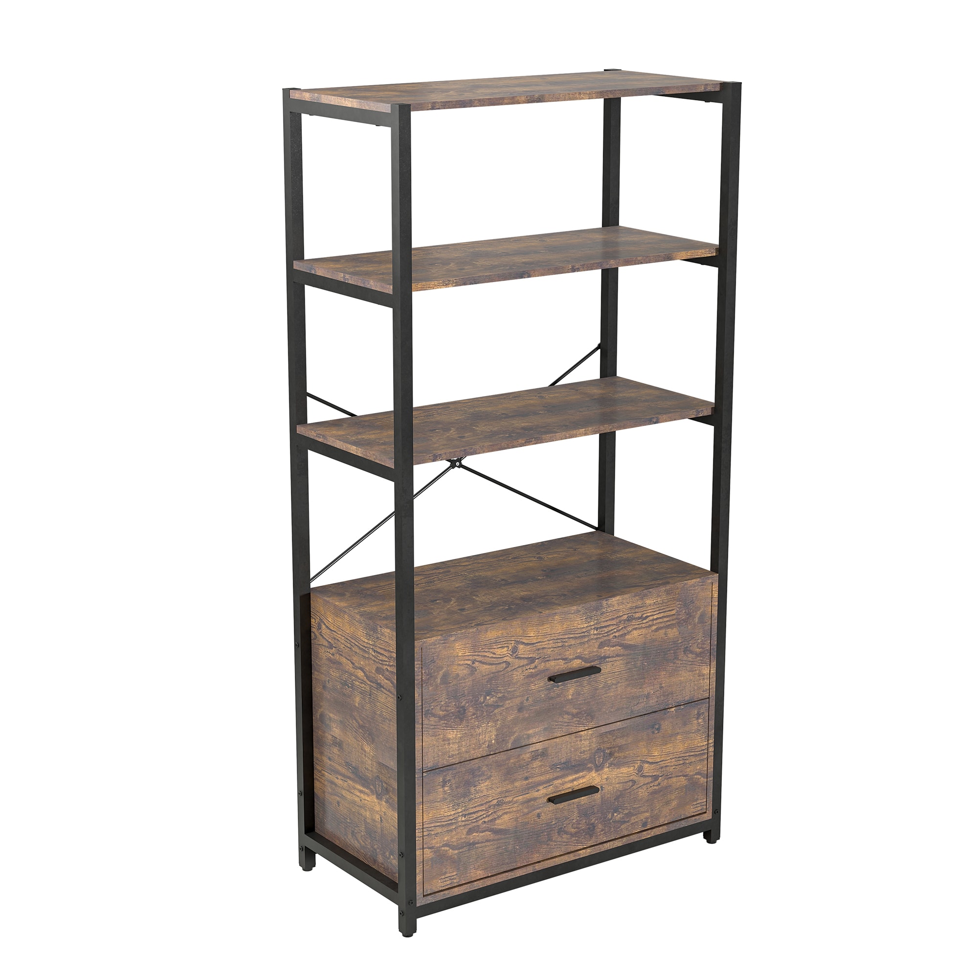 Finch Maxwell 4-Tier Bookshelf Natural FUBC10046A - Best Buy