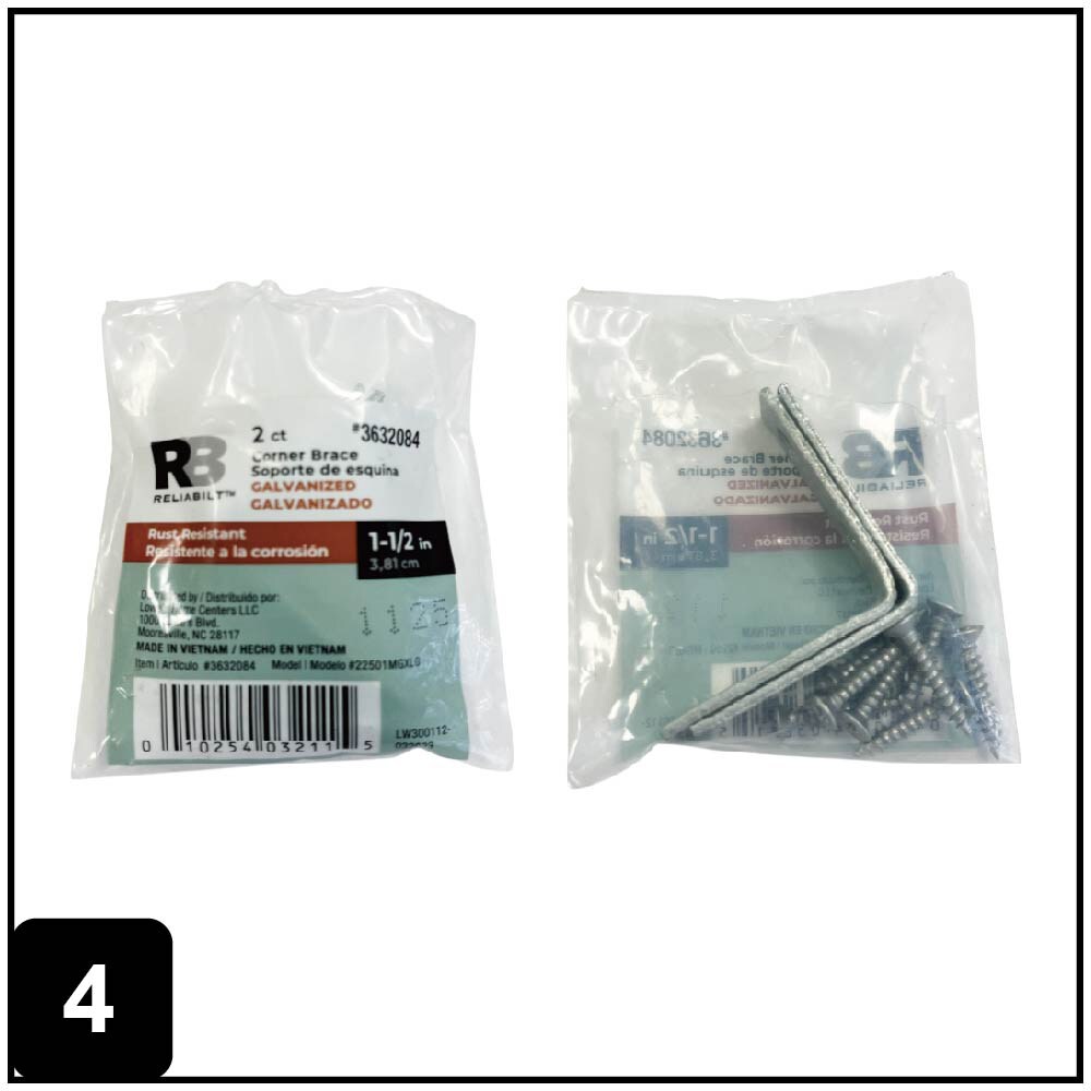 RELIABILT 22501MGXLG Mending-Plates-Brackets-Braces - View #4