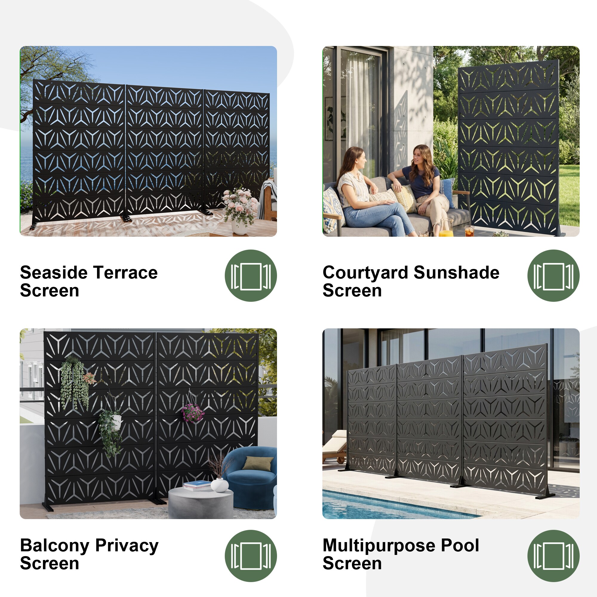Wooakway LS0604-604Q5 Outdoor-Privacy-Screen - View #7