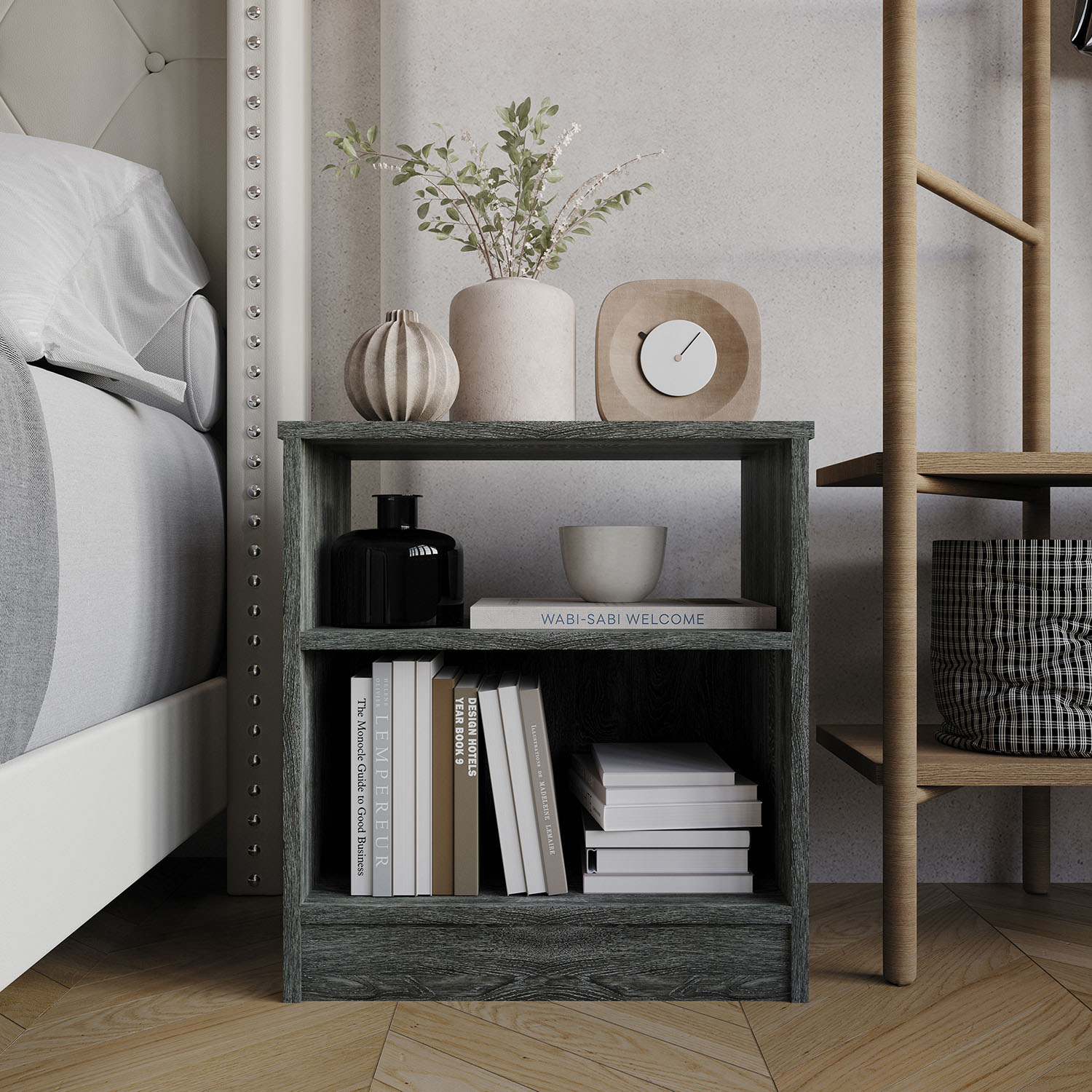 ChaletPosh C7033NS-DGY nightstands - View #2