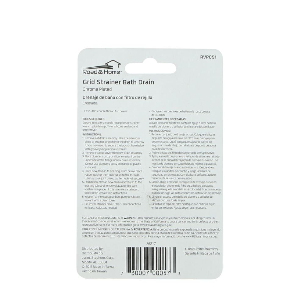 Road & Home RVP051 Tub-Drain - View #4