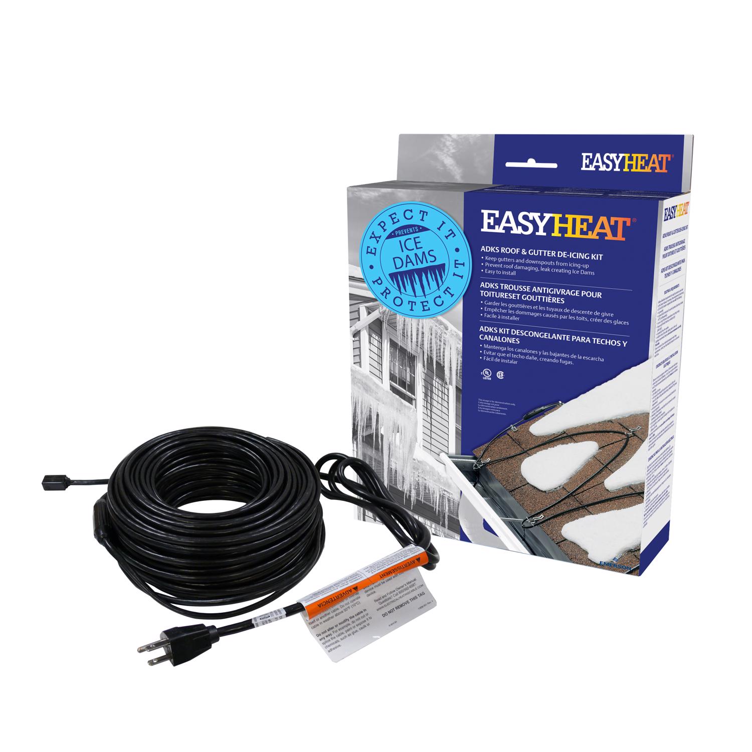 Easy Heat  ADKS 80 ft. L De Icing Cable For Roof and Gutter