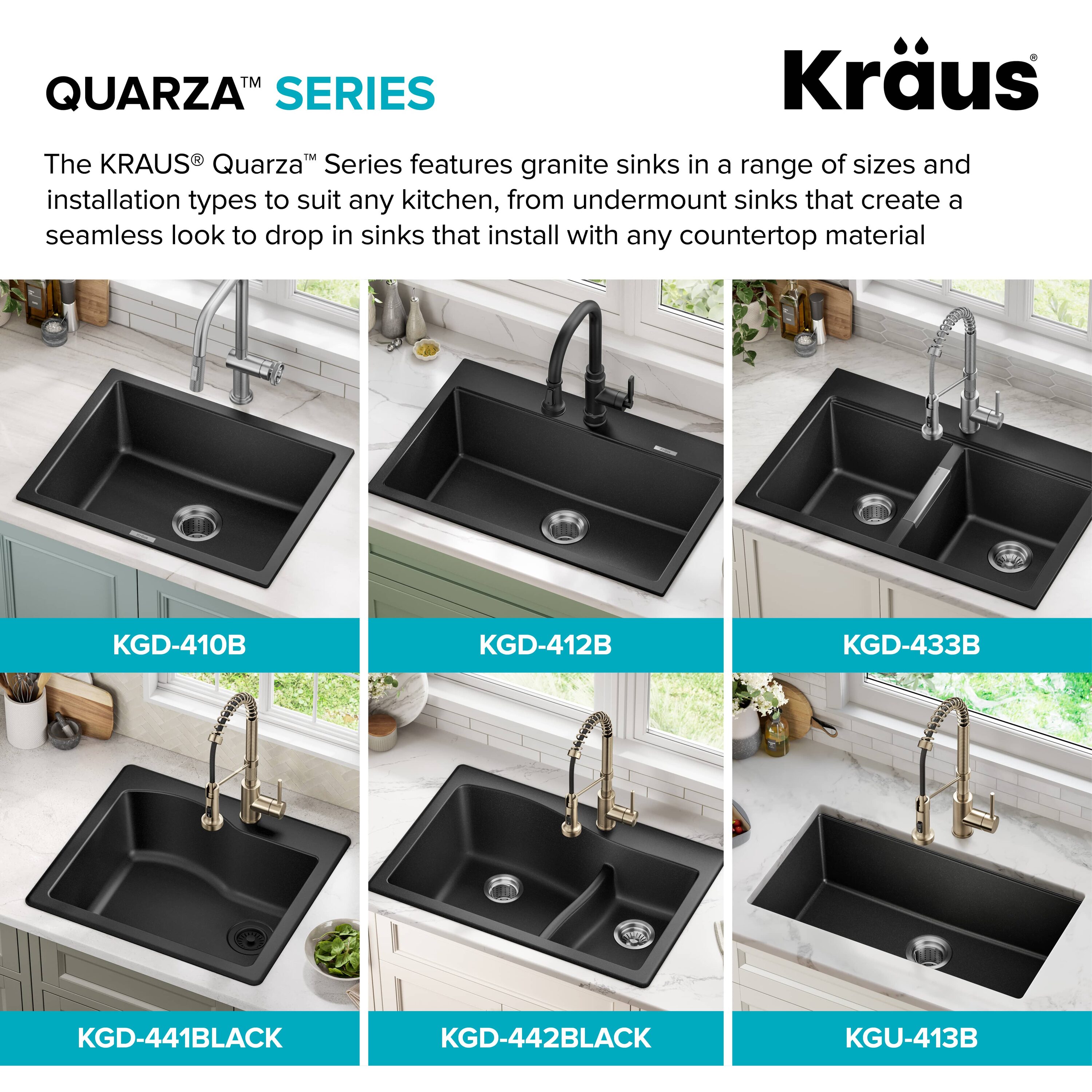 Kraus KGD-441GREY Kitchen-Sinks - View #15