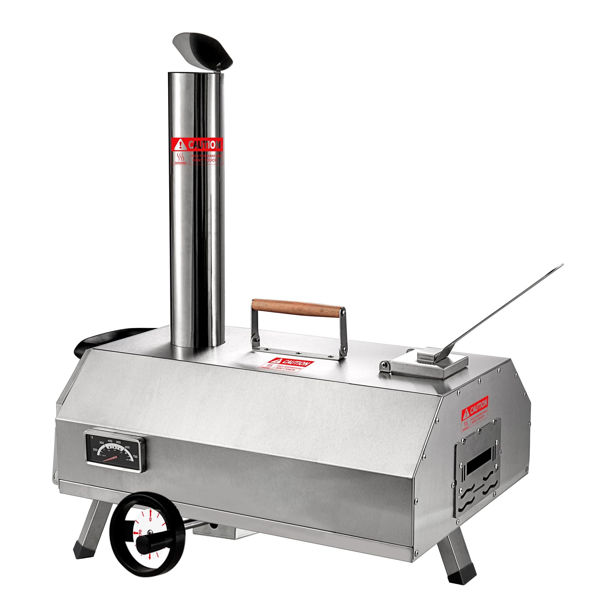 BABOOM BOM-6134327-OR Stainless steel Hearth Wood pellet Outdoor Pizza Oven