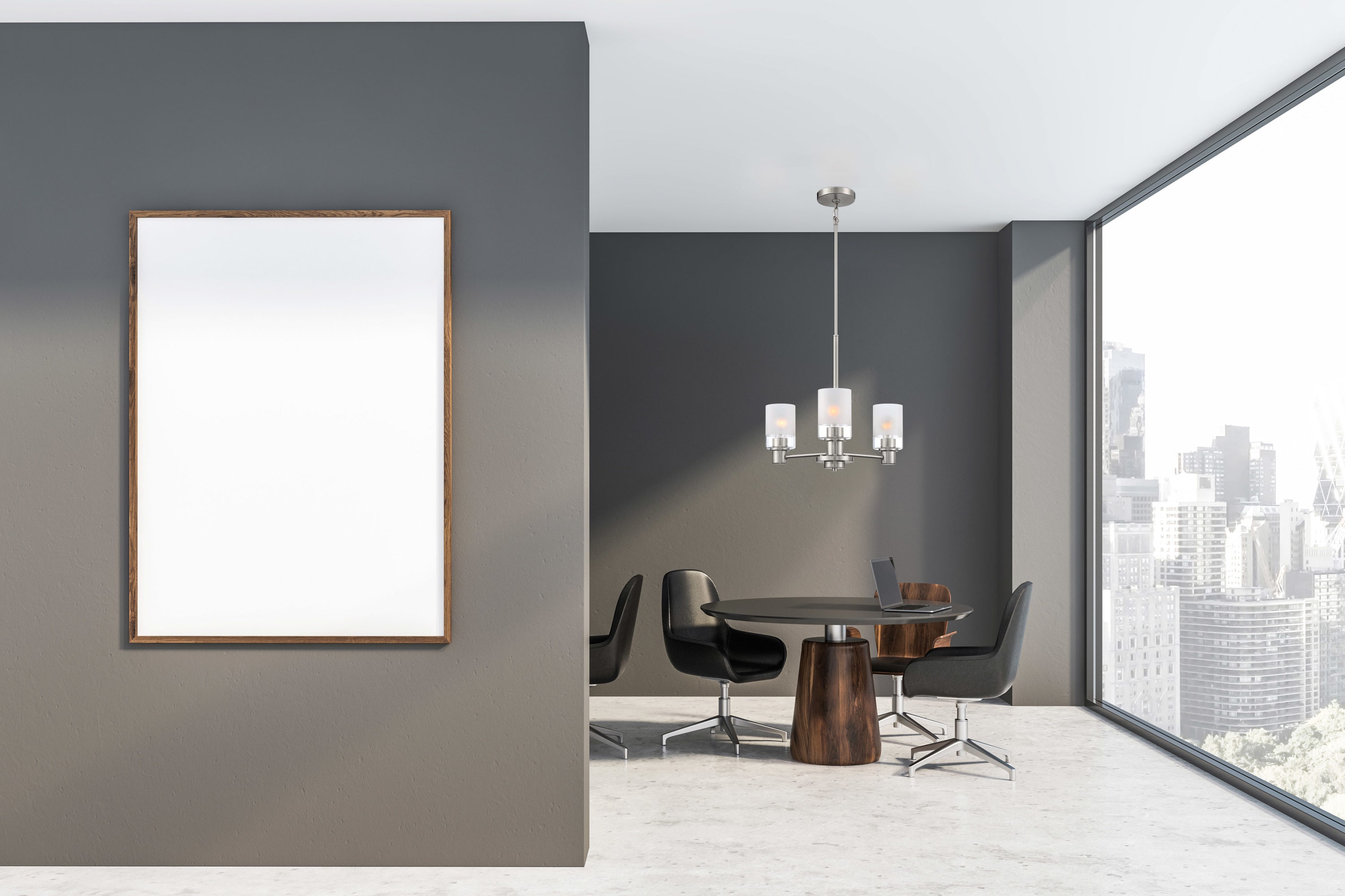 Designers Fountain D236M-3CH-BN Cedar Lane 3 -Light Brushed Nickel Modern/contemporary For Use in Bedrooms, Dining Rooms, Foyers, Living Rooms Chandelier