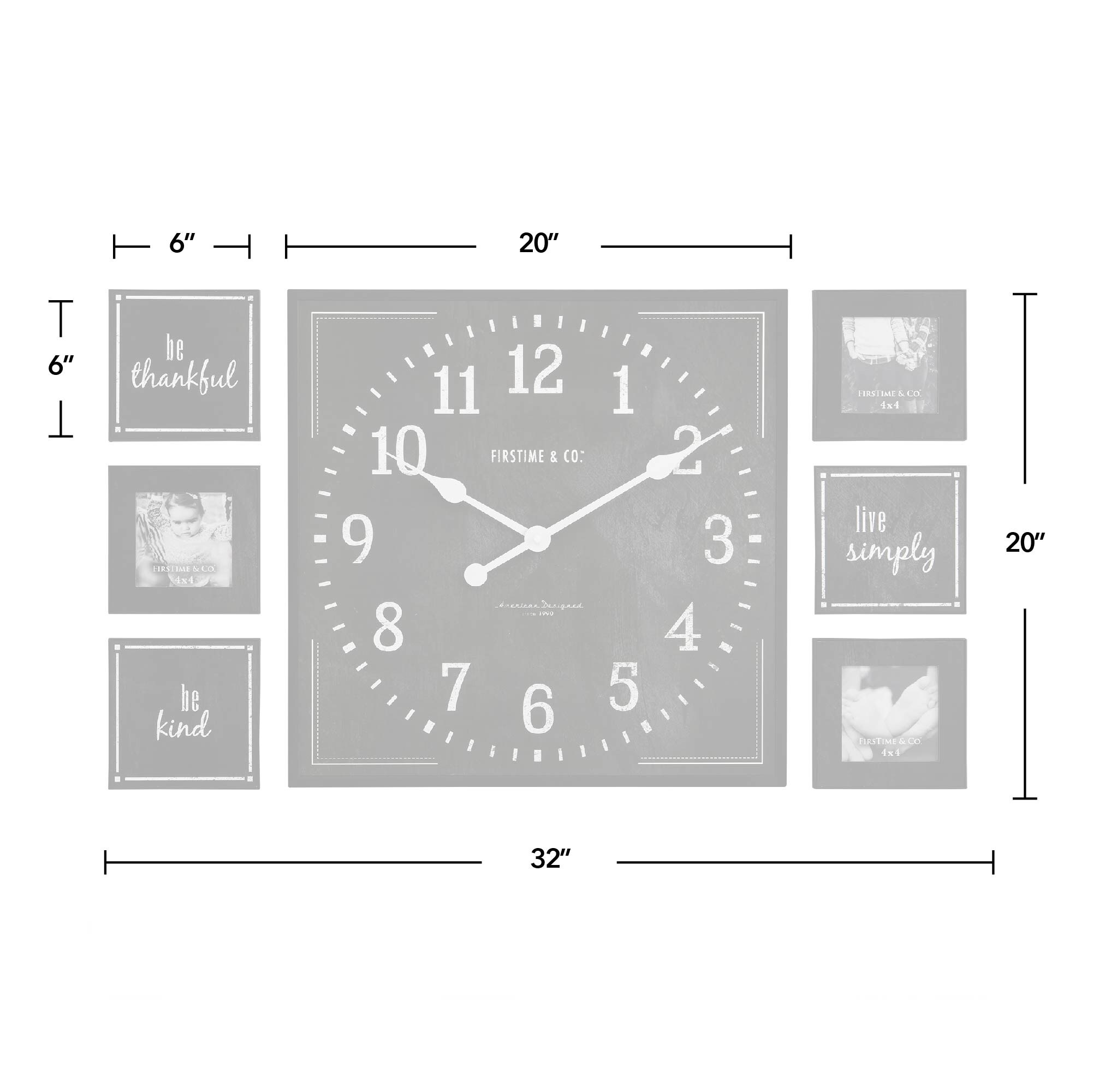 FirsTime 31212 Indoor-Outdoor-Clocks - View #4