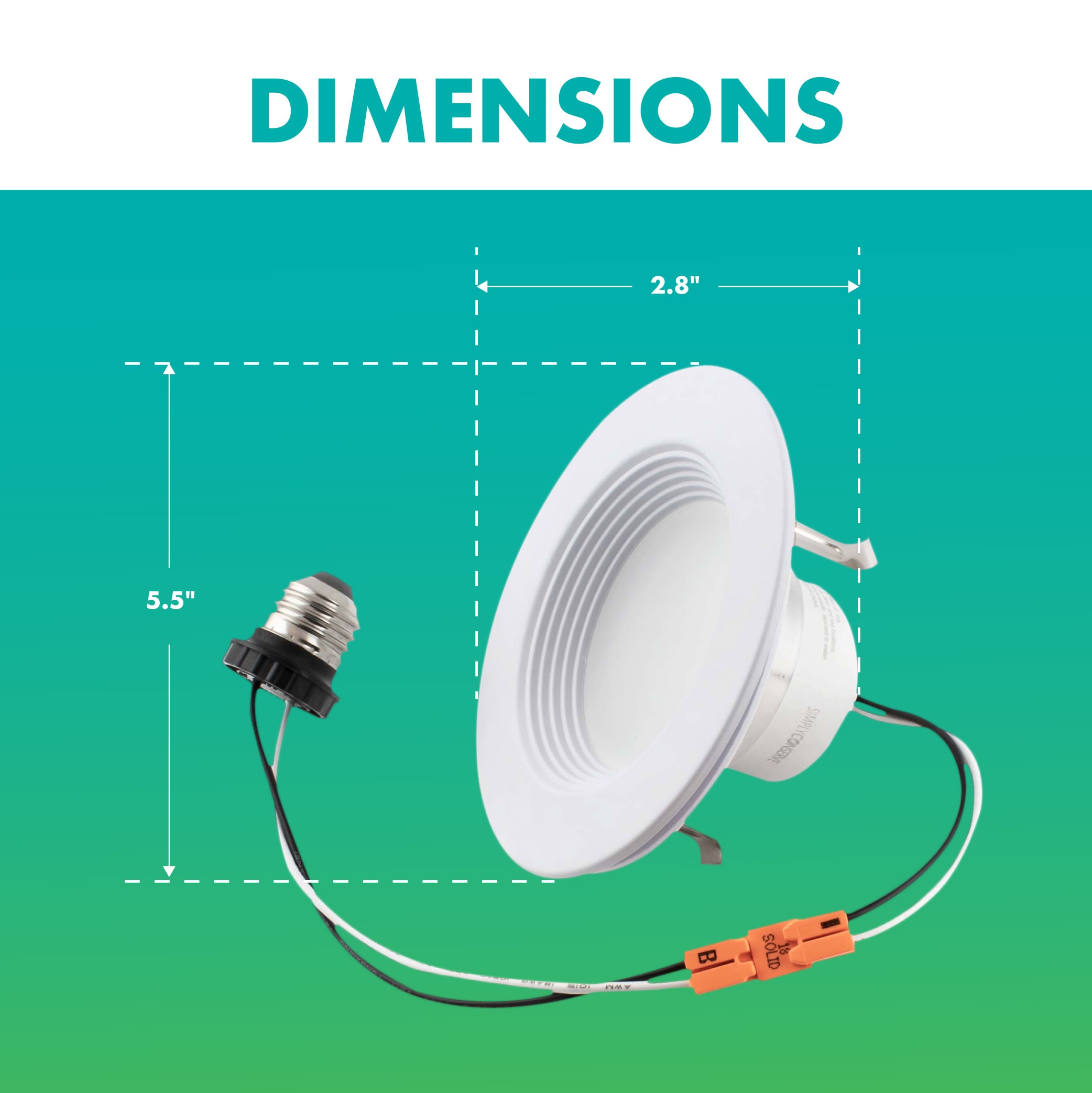 Simply Conserve L59DL42750DADJ4PK Led-Retrofit-Downlight - View #5