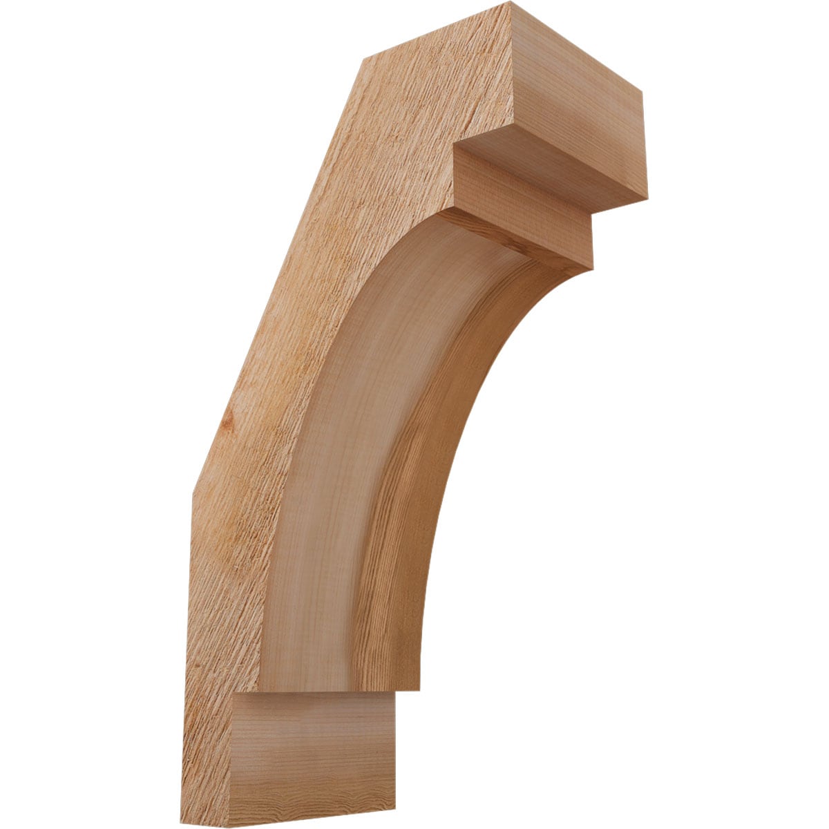 Ekena Millwork BRC06X10X18MRC00RWR 6-in x 10-in x 18-in Western Red Cedar Unfinished Wood Merced rough sawn