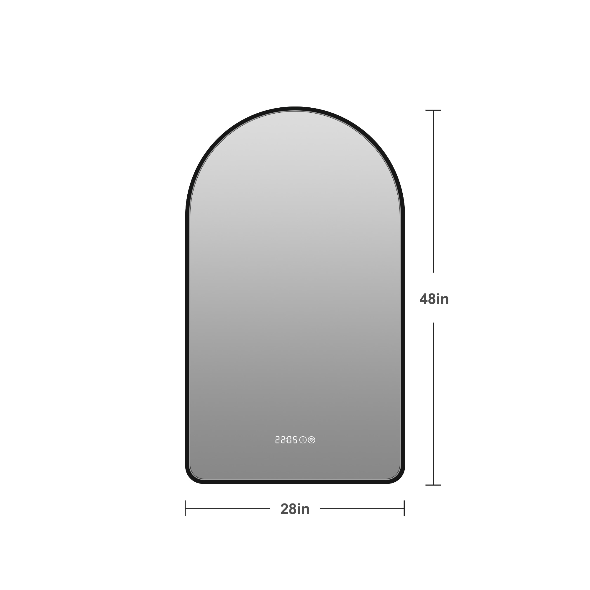 Vanityfus VF-LH-42512 Framed-Bath-Mirrors - View #3