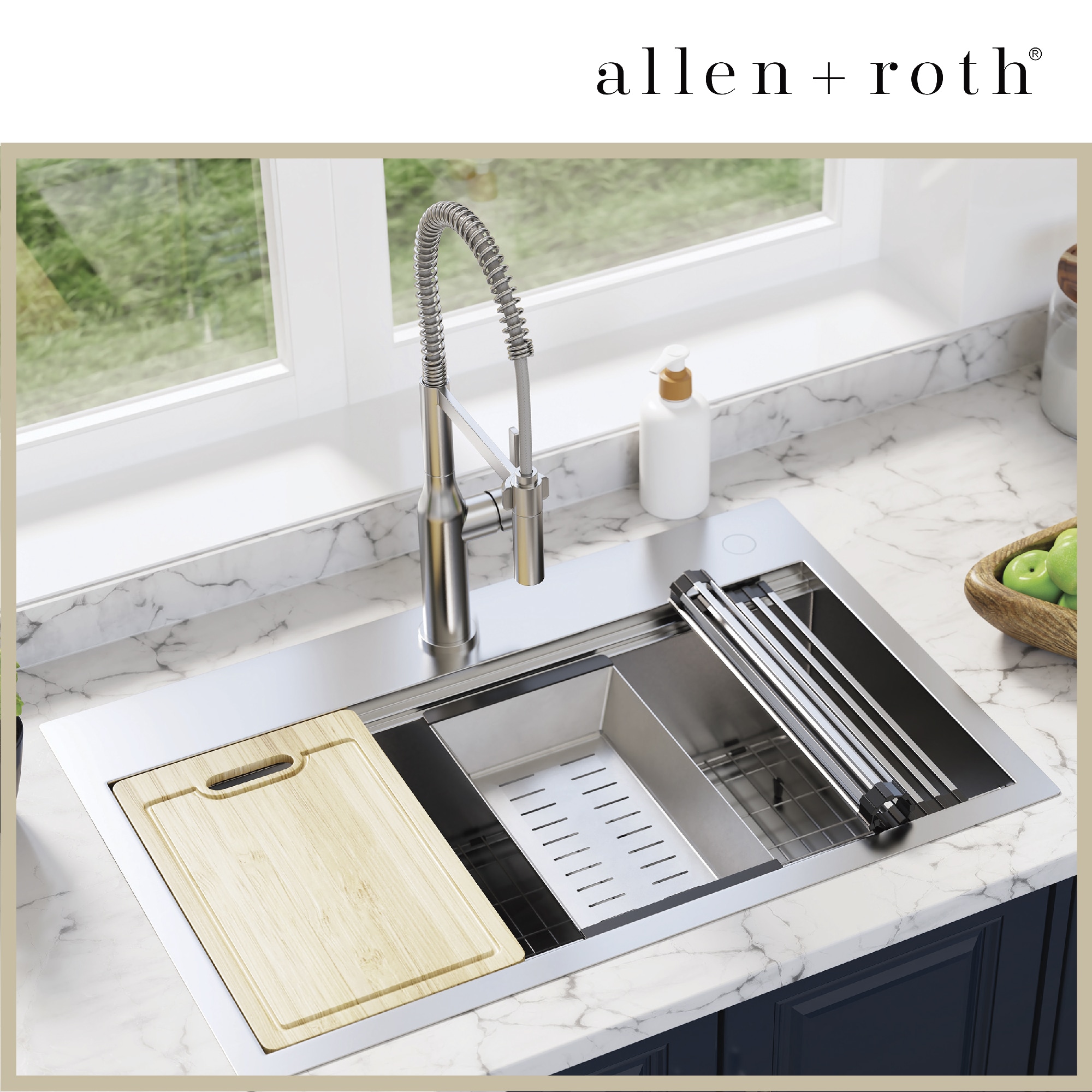 allen + roth FSD2Z3322C19-LF Kitchen-Sinks - View #8
