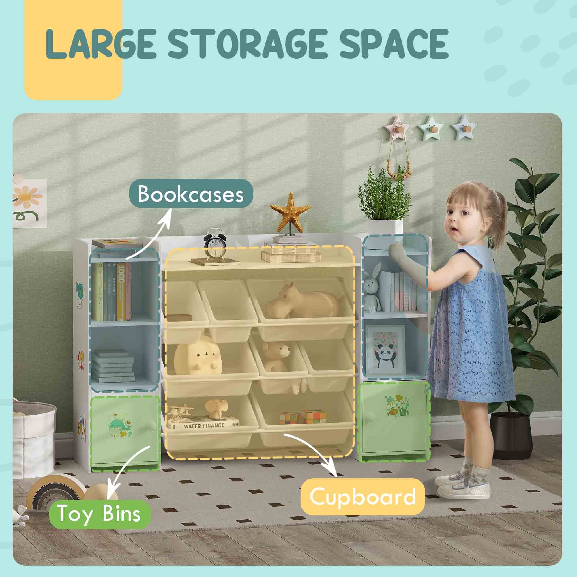 Qaba 311-093V80WT Kids-Bookcases - View #9