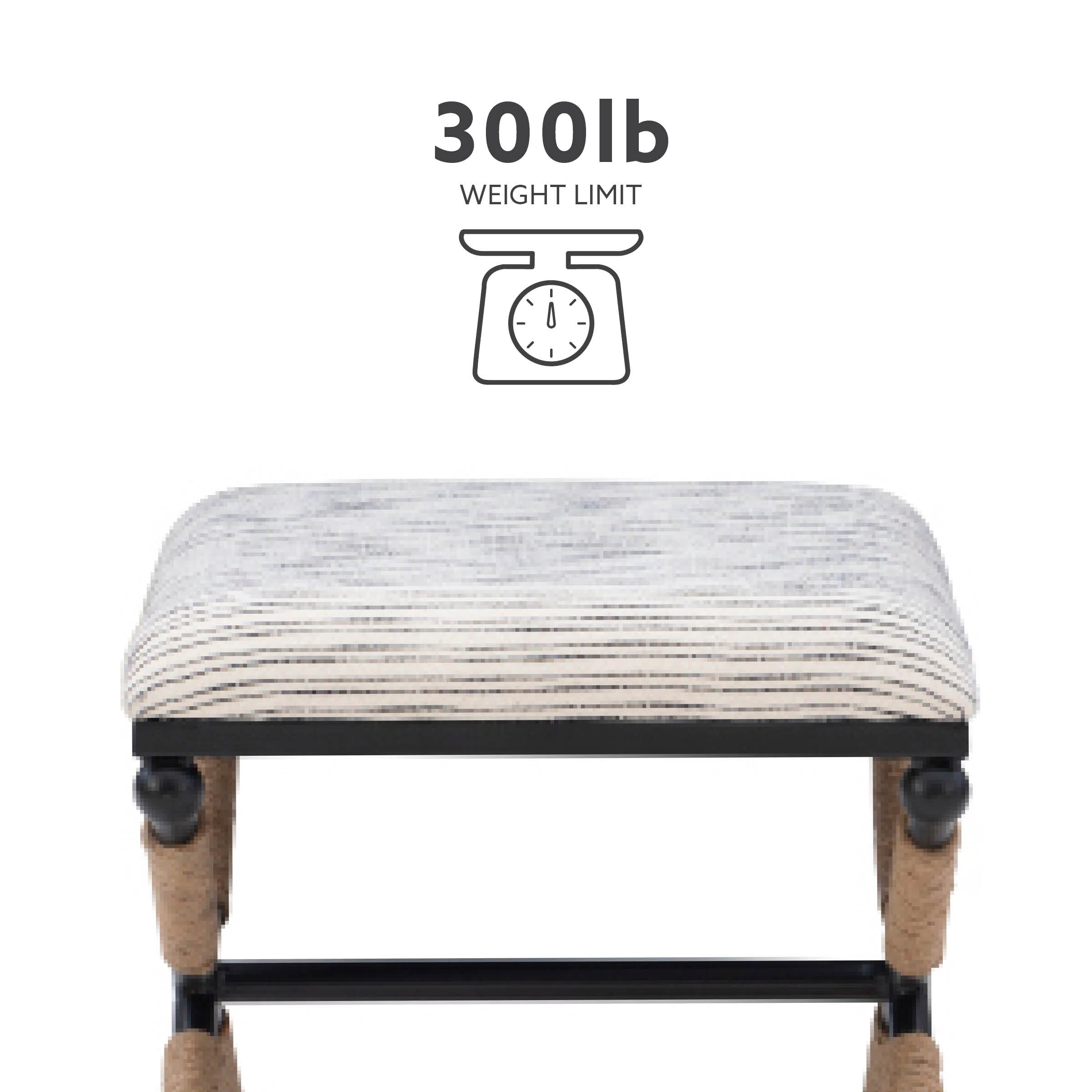 Linon BH166STRIPE1ASU bench - View #11