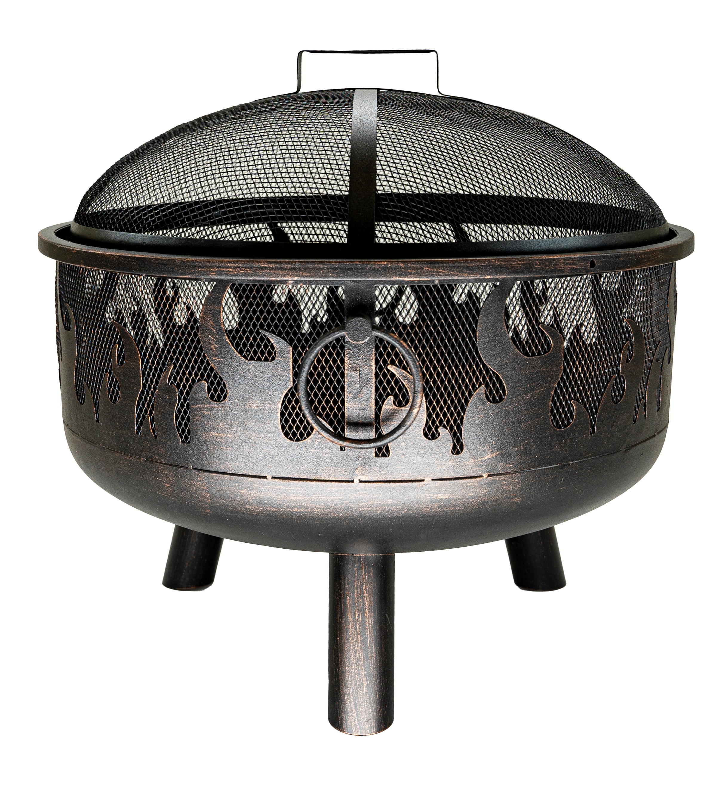 Endless Summer WAD1011SP 24.25-in W Black Steel Wood-Burning Fire Pit