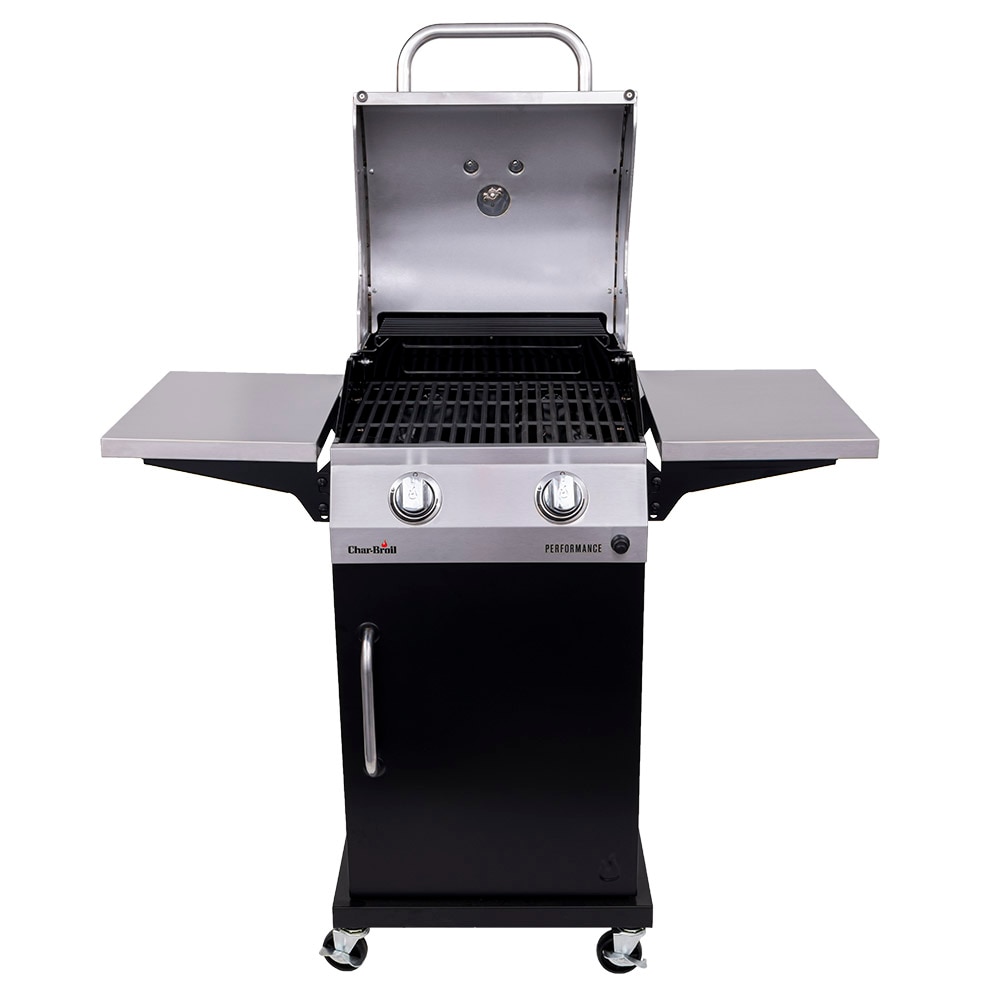 Char-Broil Performance Series Black 4-Burner Liquid Propane Gas Grill with  1 Side Burner in the Gas Grills department at