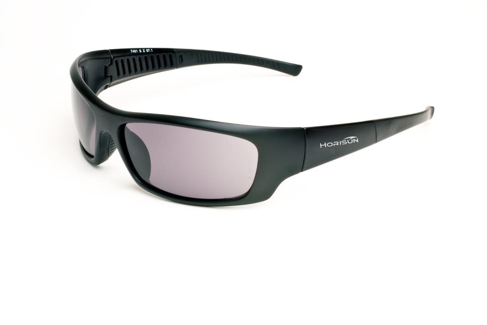 CrossFire Mach 1 Safety Glasses, Black Frame, Silver Mirror Lens, ANSI/OSHA  Approved, UV Protection 99.9% in the Eye Protection department at