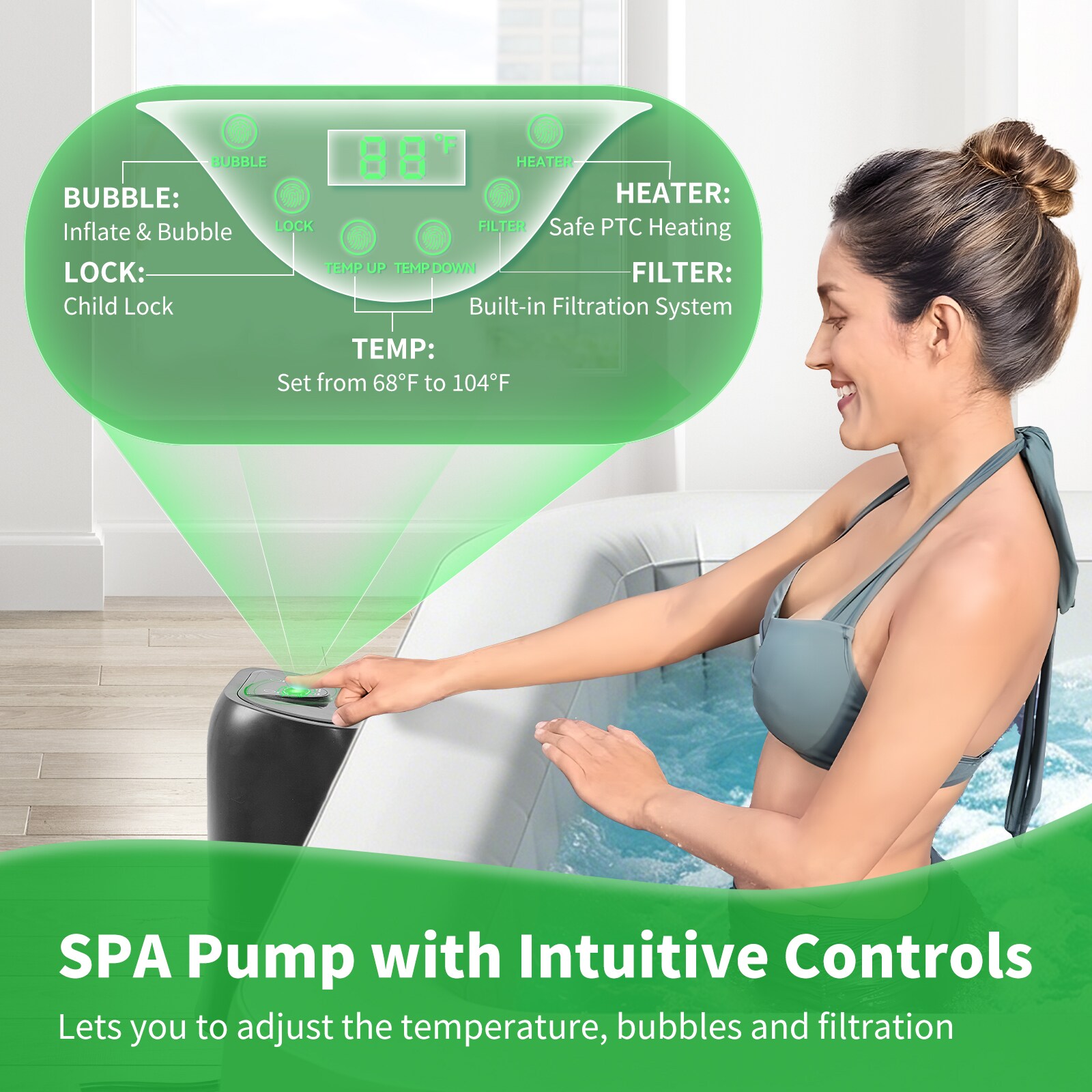MOONCOOL TUB-F4CT0000-A1-LS03 spas - View #8