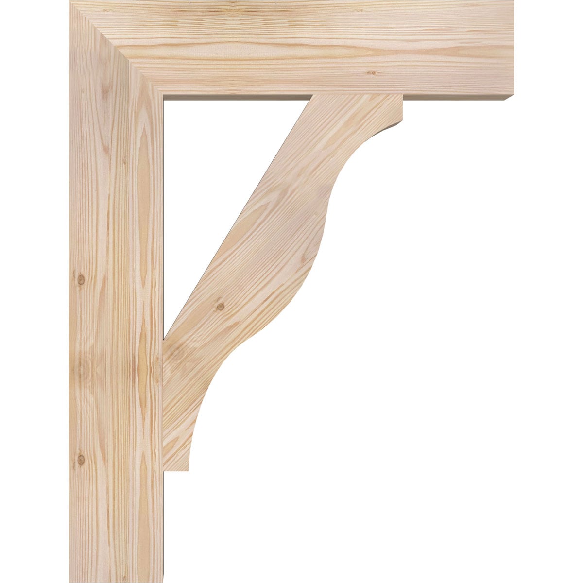 Ekena Millwork BKT06X26X34FST05SDF Exterior-Brackets-Braces - View #3