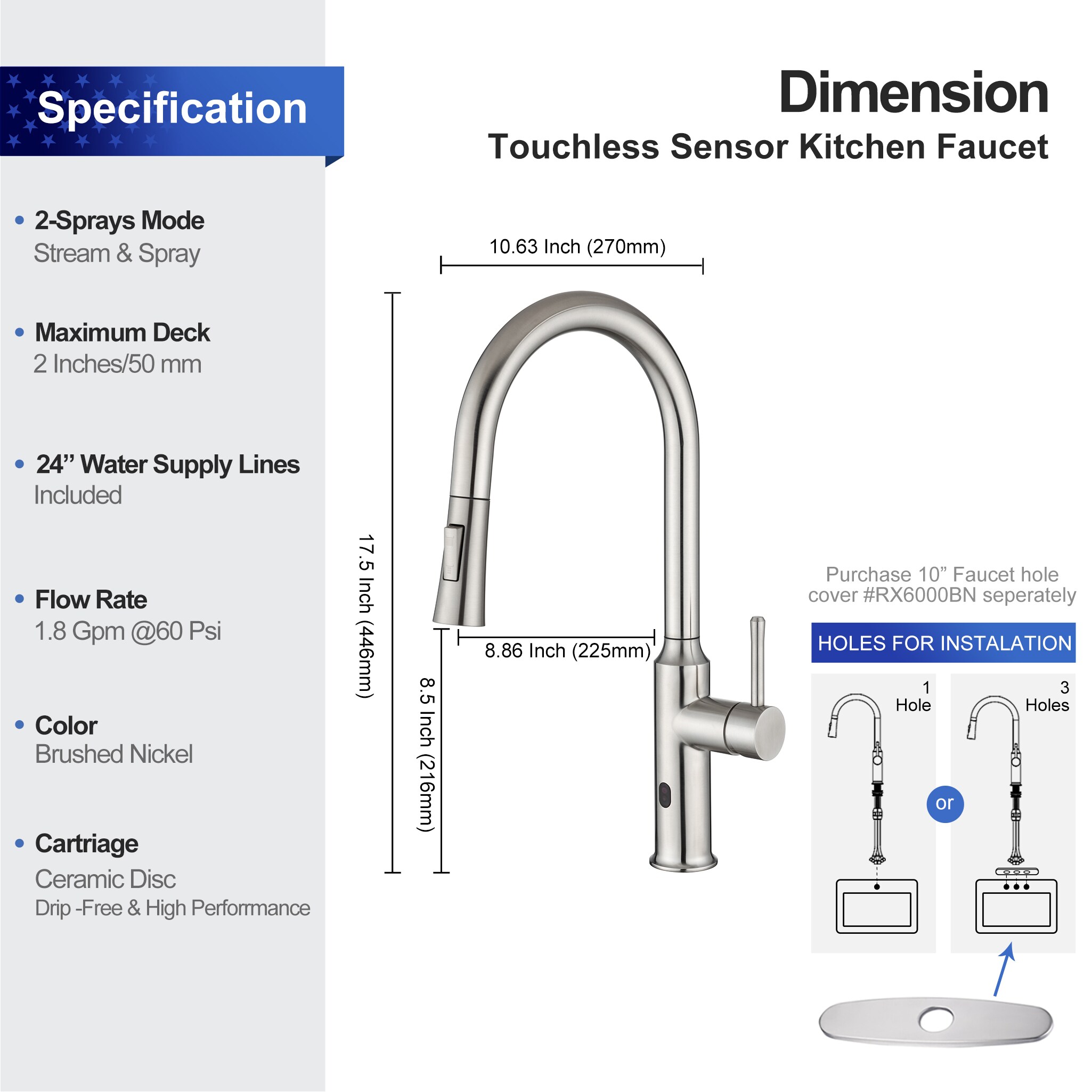 Rainlex RX6012BN Kitchen-Faucets - View #6