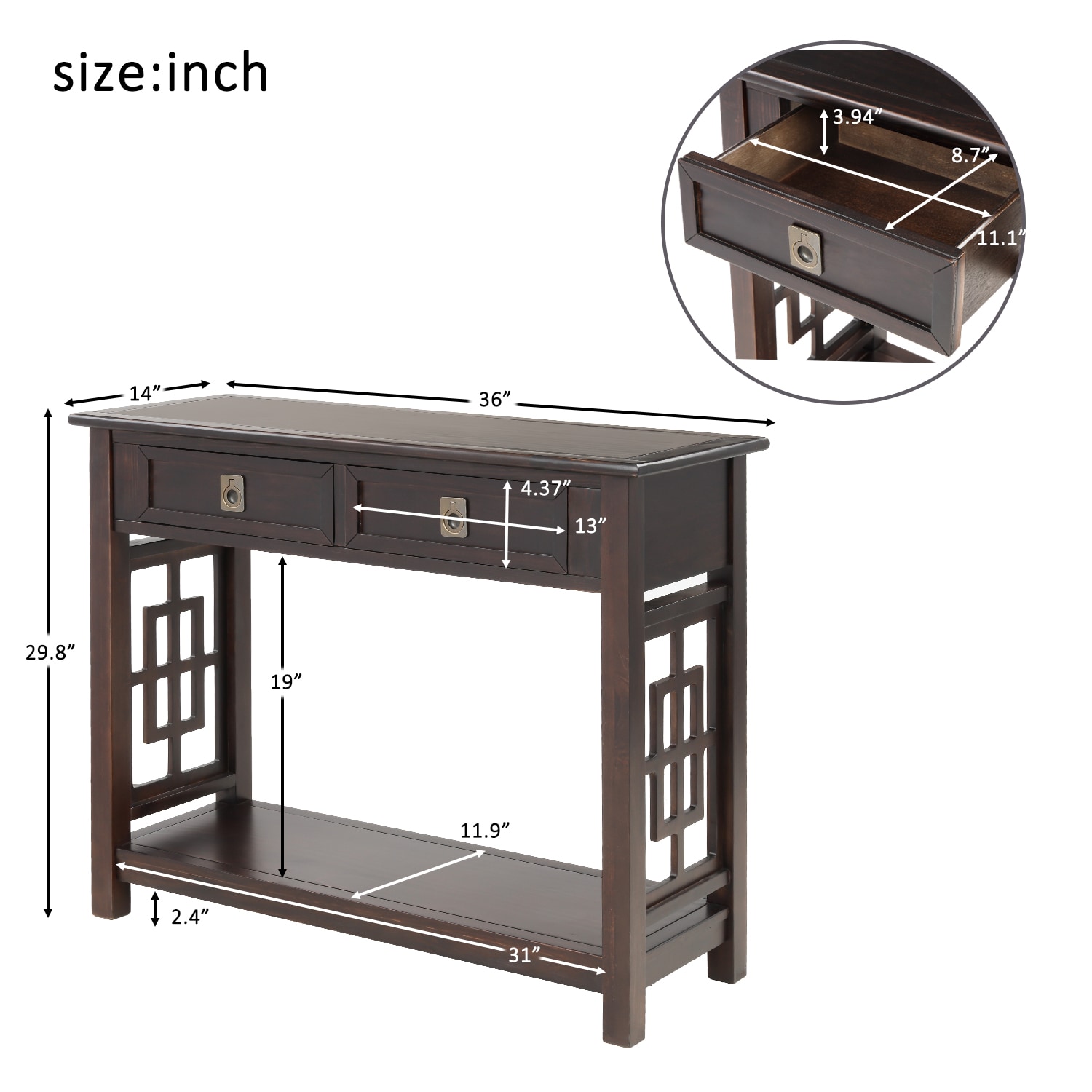 AHIOU HOME ZAAH-CT193883P Console-Sofa-Tables - View #11