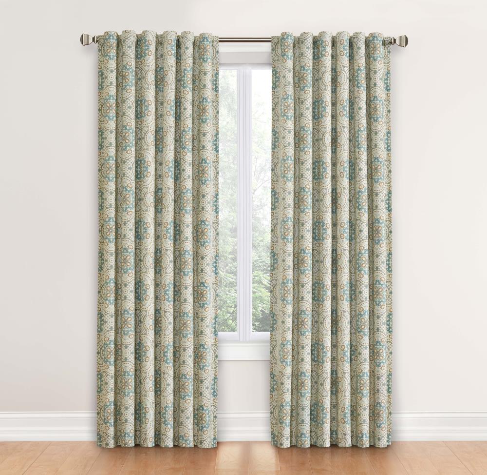 Waverly 84 In Spa Cotton Back Tab, Waverly Curtain Panels