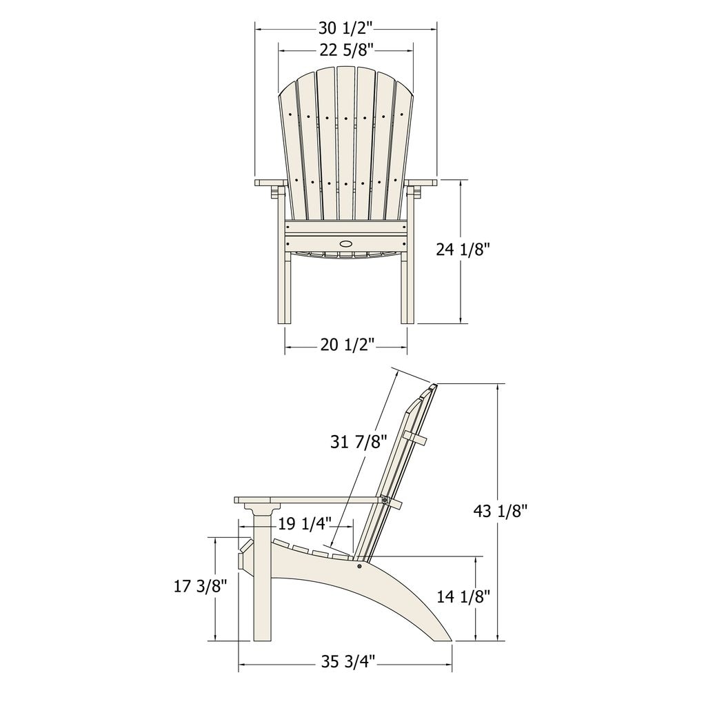 highwood BV-CHRADC2-PGR Patio-Chairs - View #3