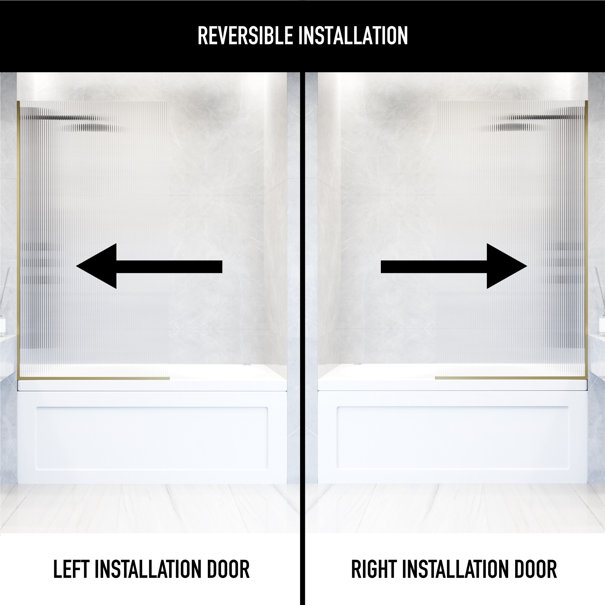 VIGO VG6075MGFL3462 Bathtub-Doors - View #3