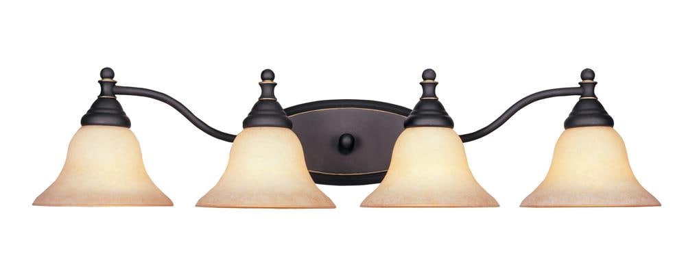 Designers Fountain 4774-AM-ABP Savon 4-Light Aged Bronze Patina Modern/Contemporary Vanity Light