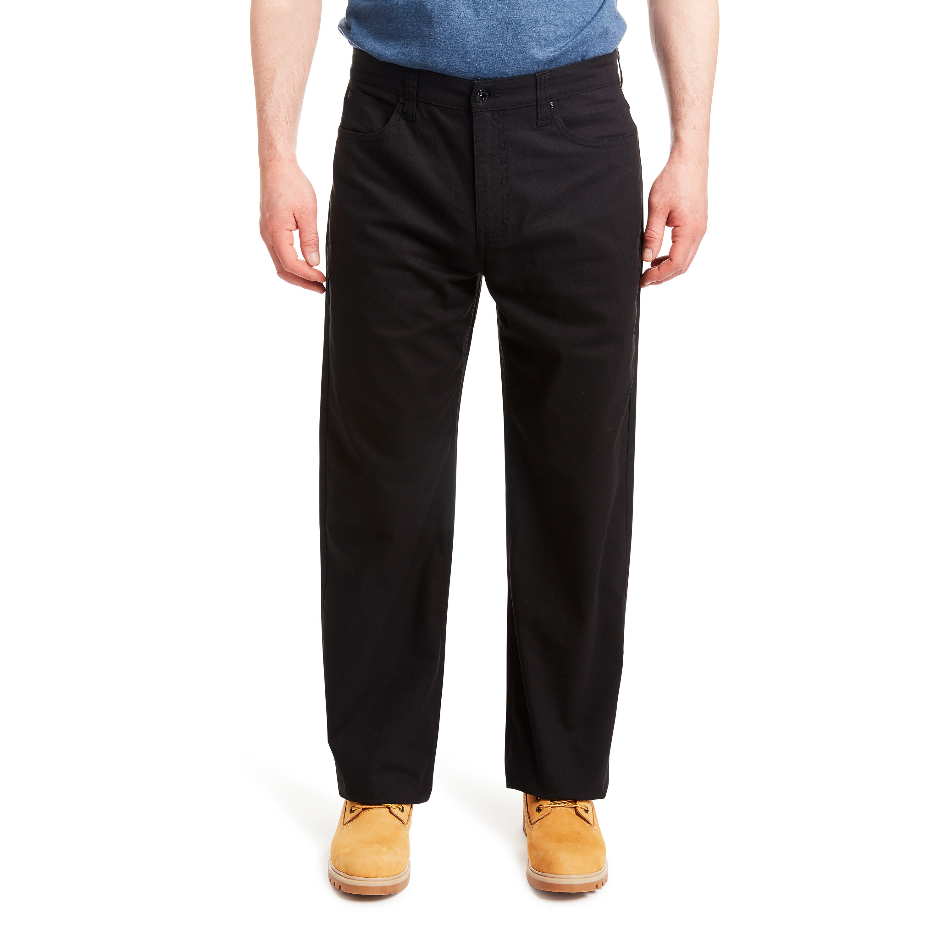 Smith's Workwear Men's Black Canvas Work Pants (32 X 32) in the