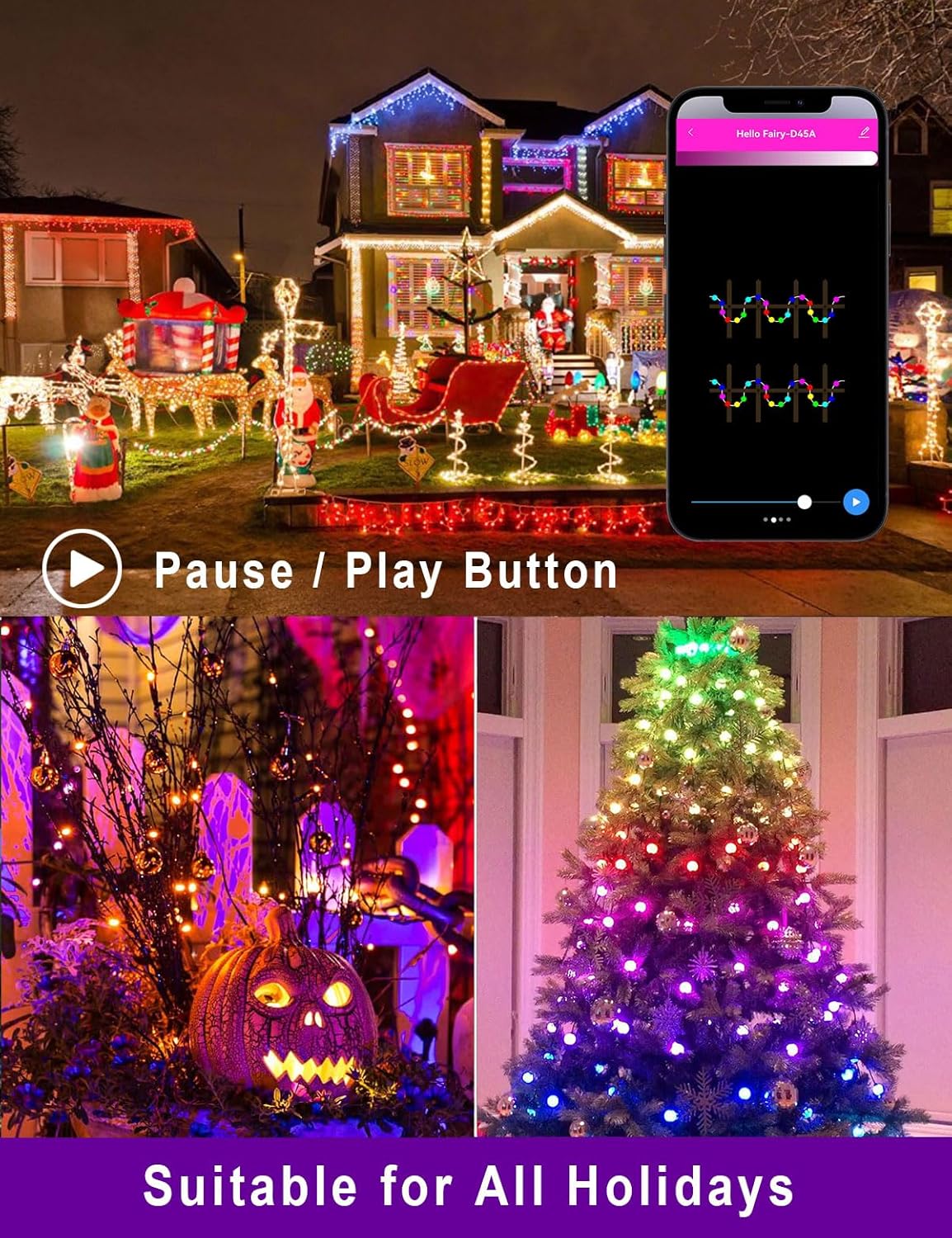 Avatar Controls LSA0005 Christmas-String-Lights - View #6