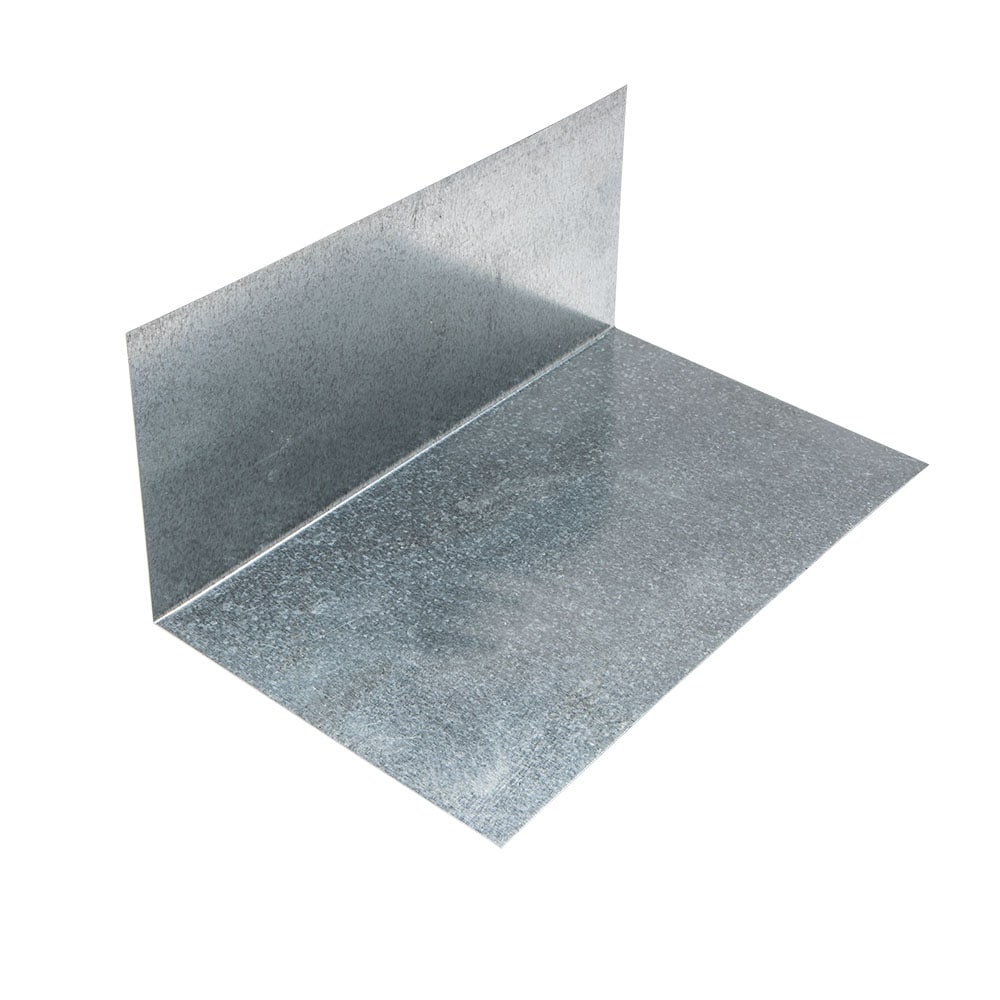Amerimax 4 In X 120 In Silver Galvanized Steel Step Flashing In The 