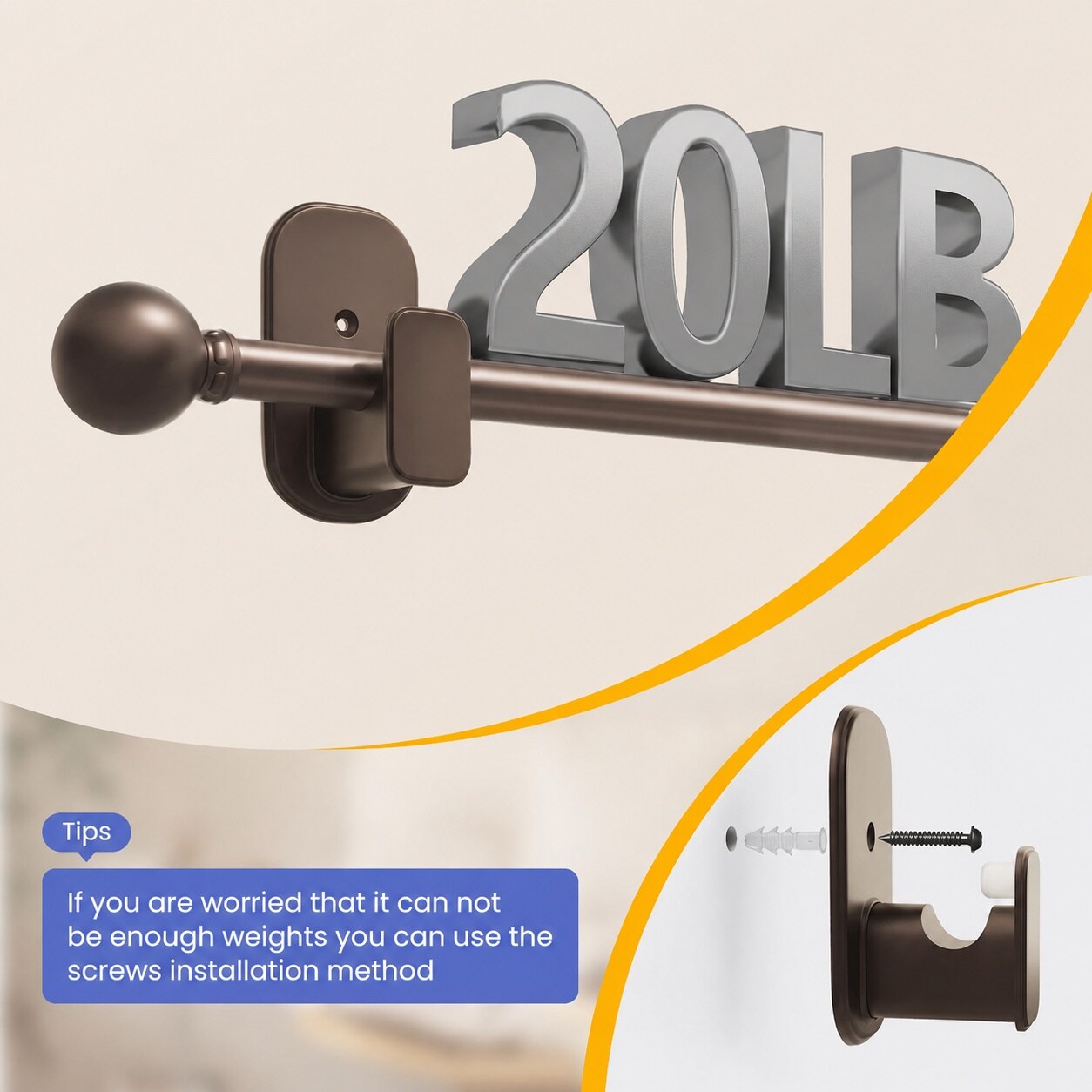 KIWDZFU LKI0820A740 Curtain-Rods - View #7