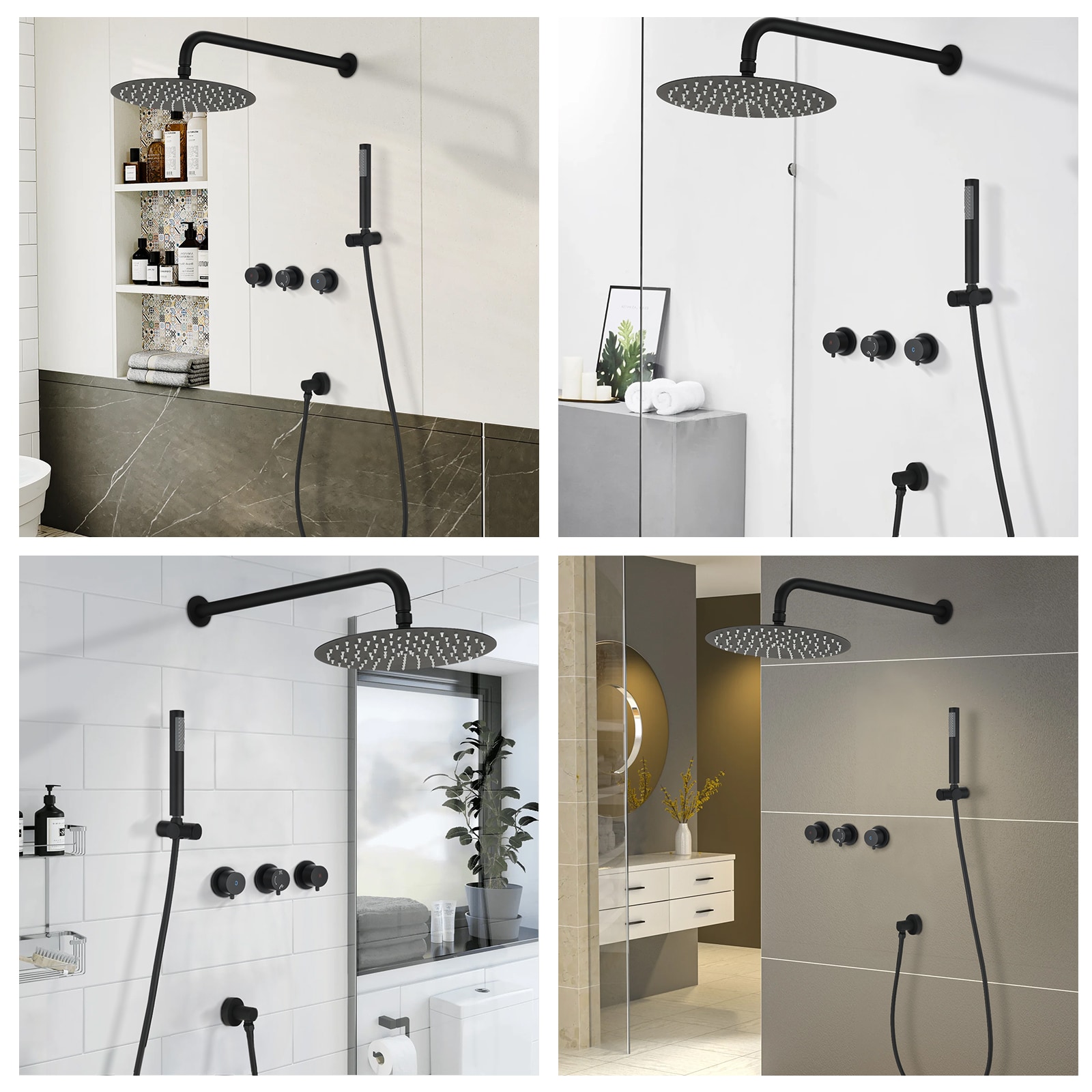 Flynama XY-Q-2135BN1P1 Showerhead-Bar-Panels - View #3