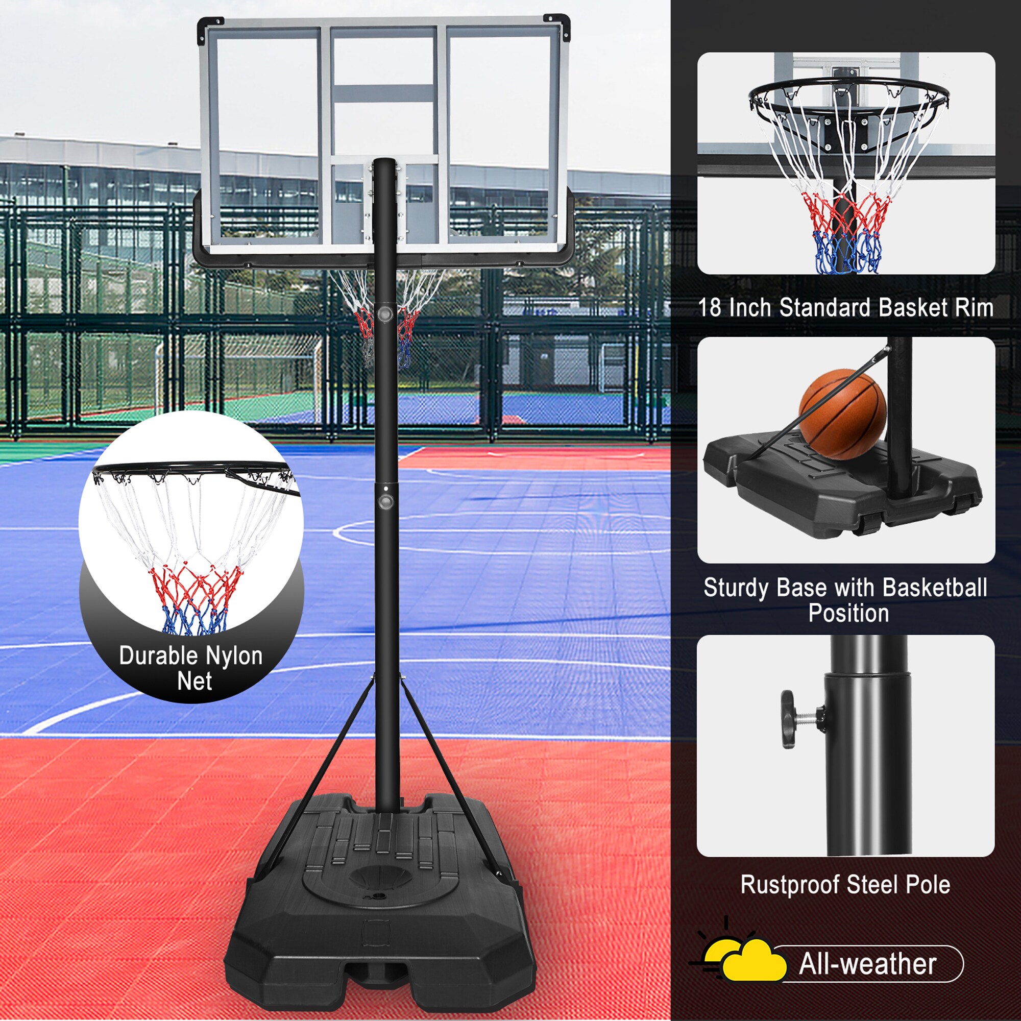 Gaierptone CRXCEARVO0S Basketball-System - View #2
