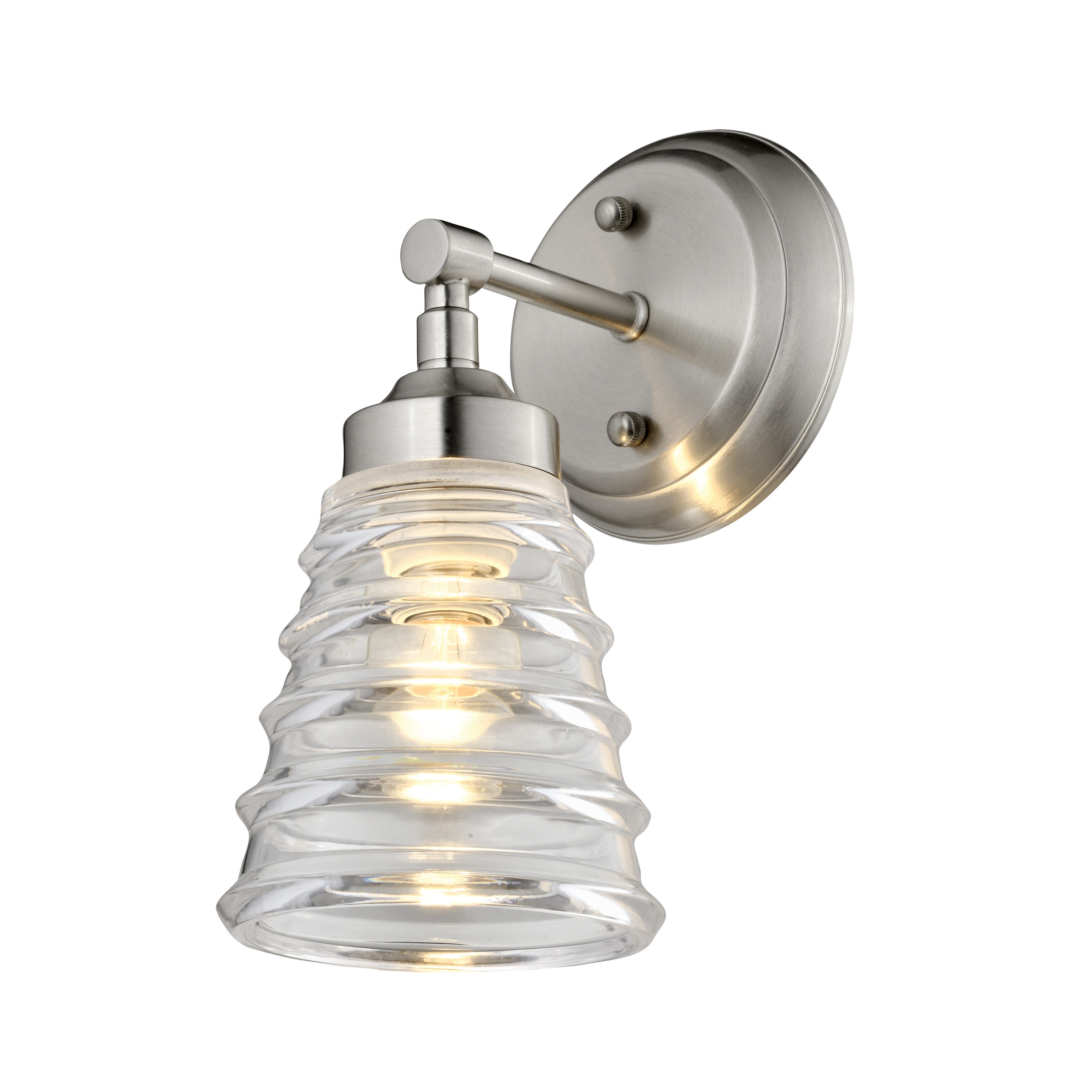 Varaluz 313B01BN Amherst 5-in 1 -Light Brushed Nickel Farmhouse Vanity light