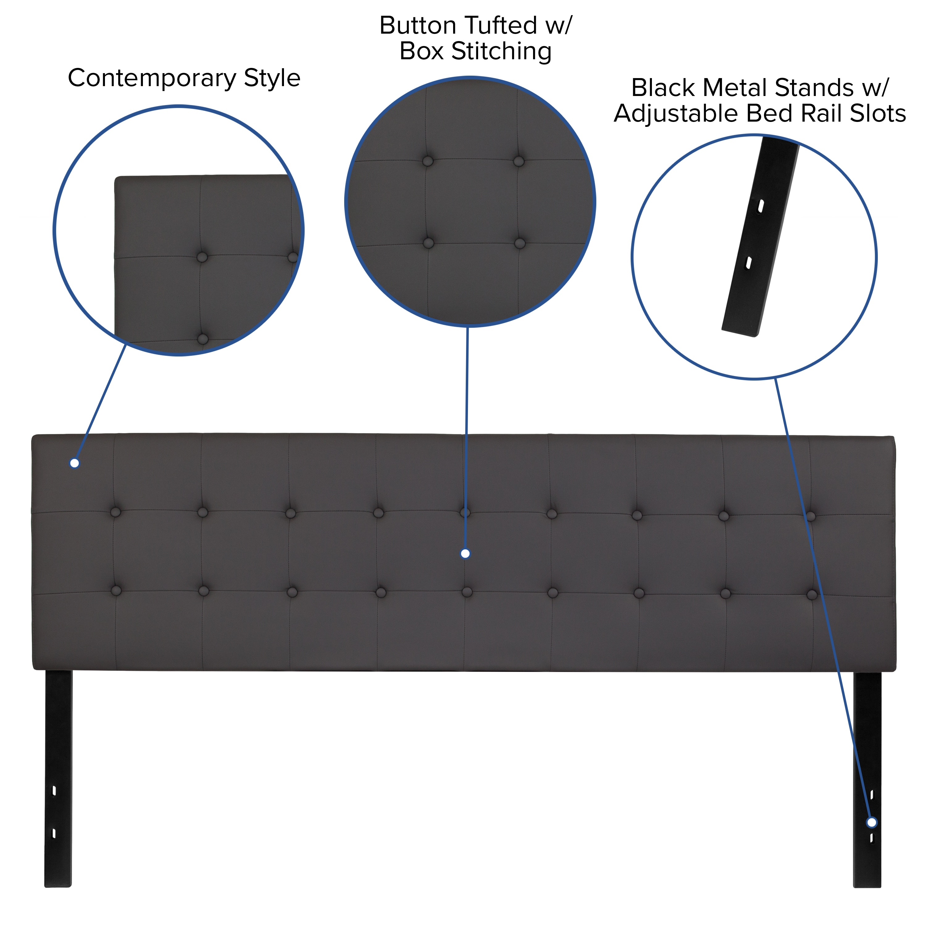 Flash Furniture 889142216247 Upholstered-Headboards - View #5