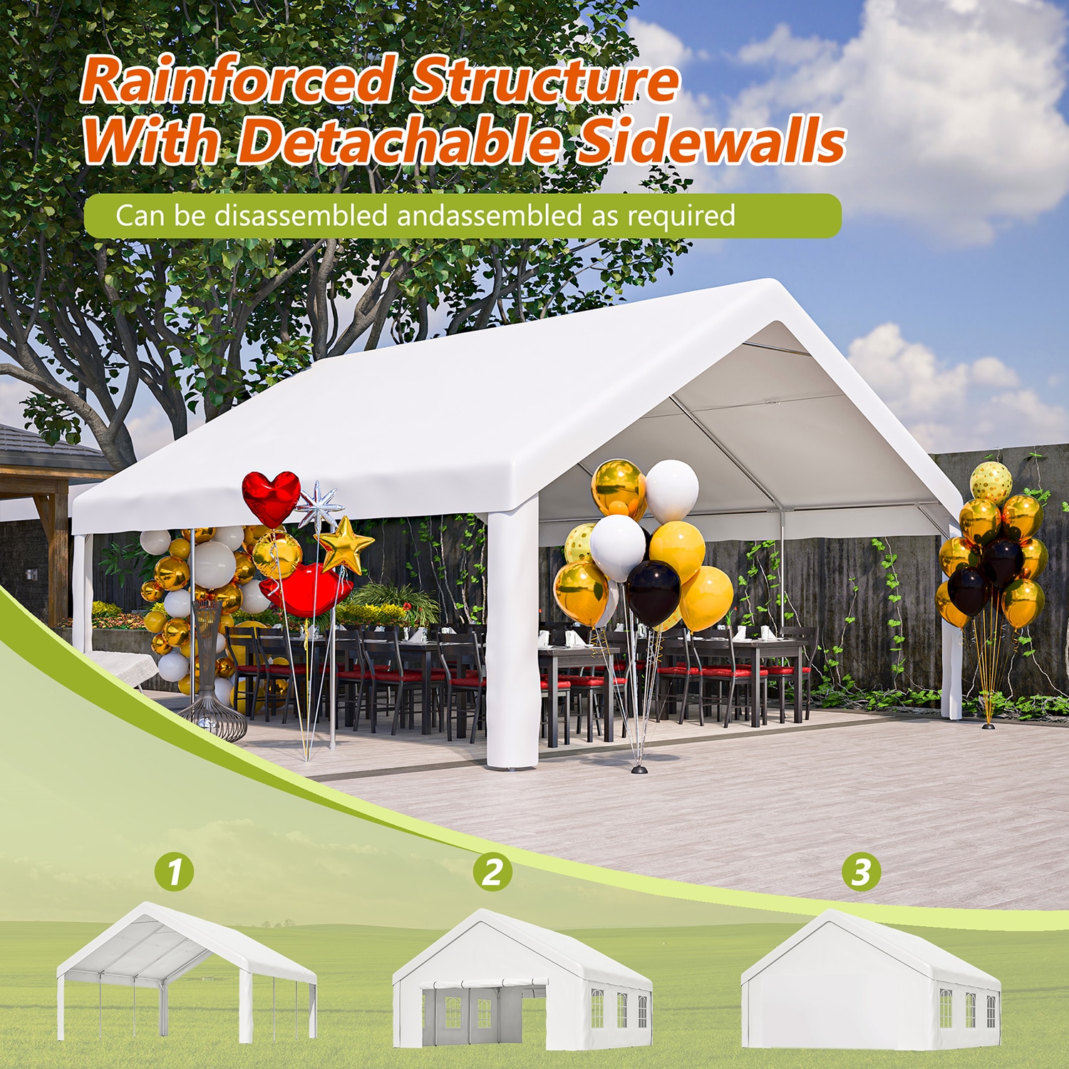 GZMR GM-AB-42550 Wood-Resin-Gazebos - View #7
