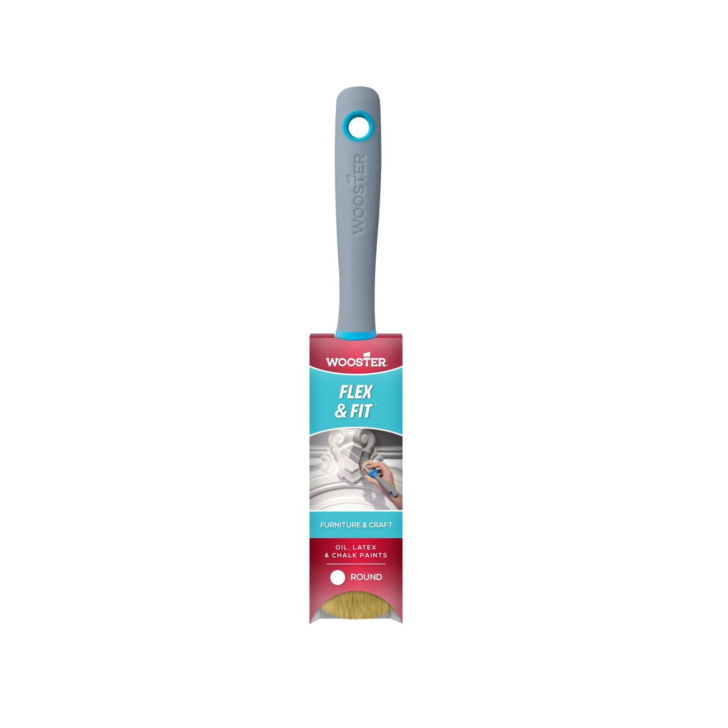 Wooster  Flex Fit 2 in. Soft Round Paint Brush