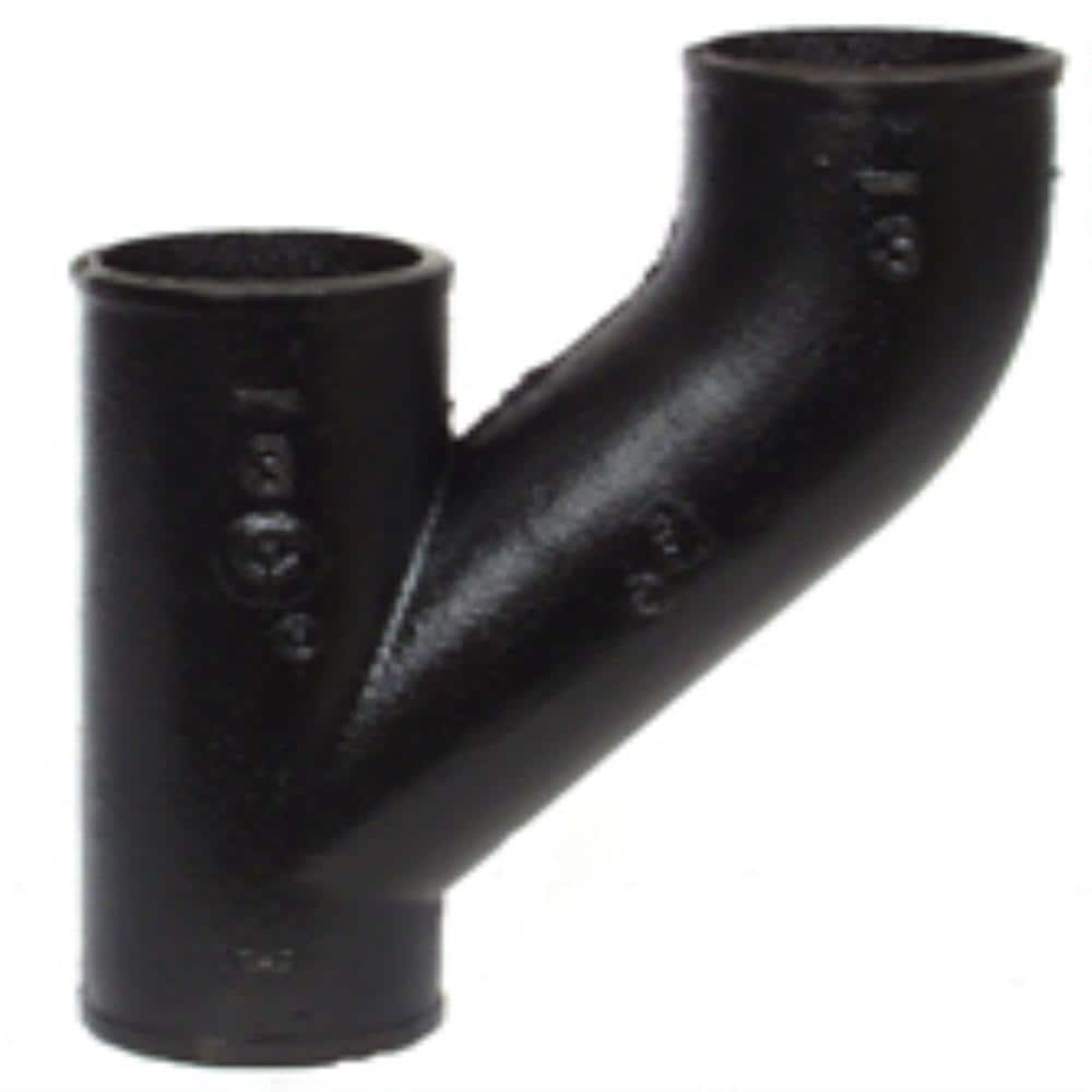 Charlotte Pipe 4-in x 2-in dia Wye Cast Iron Fitting at Lowes.com