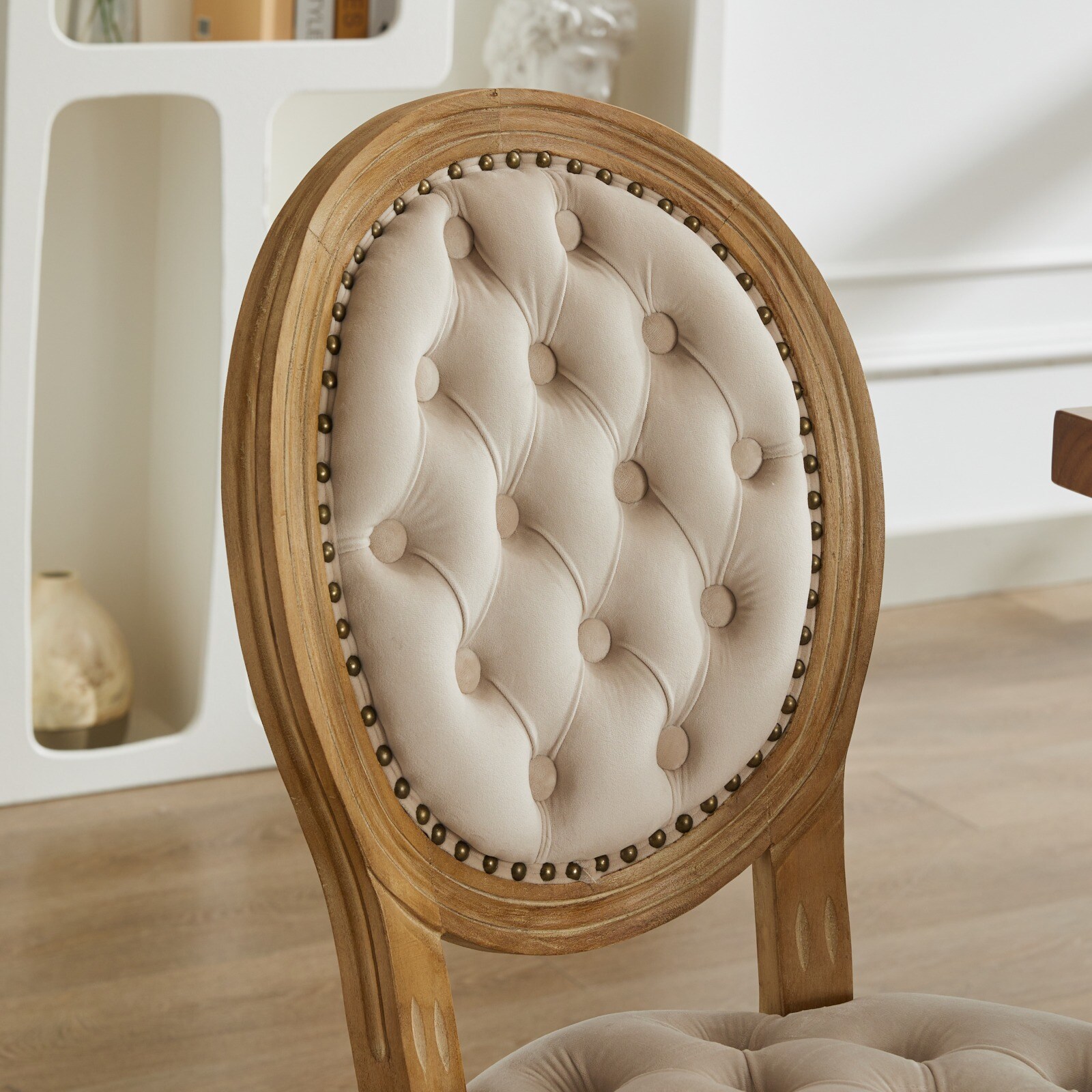 Hrinhom HC-W7004-BEIGE Dining-Chairs - View #5