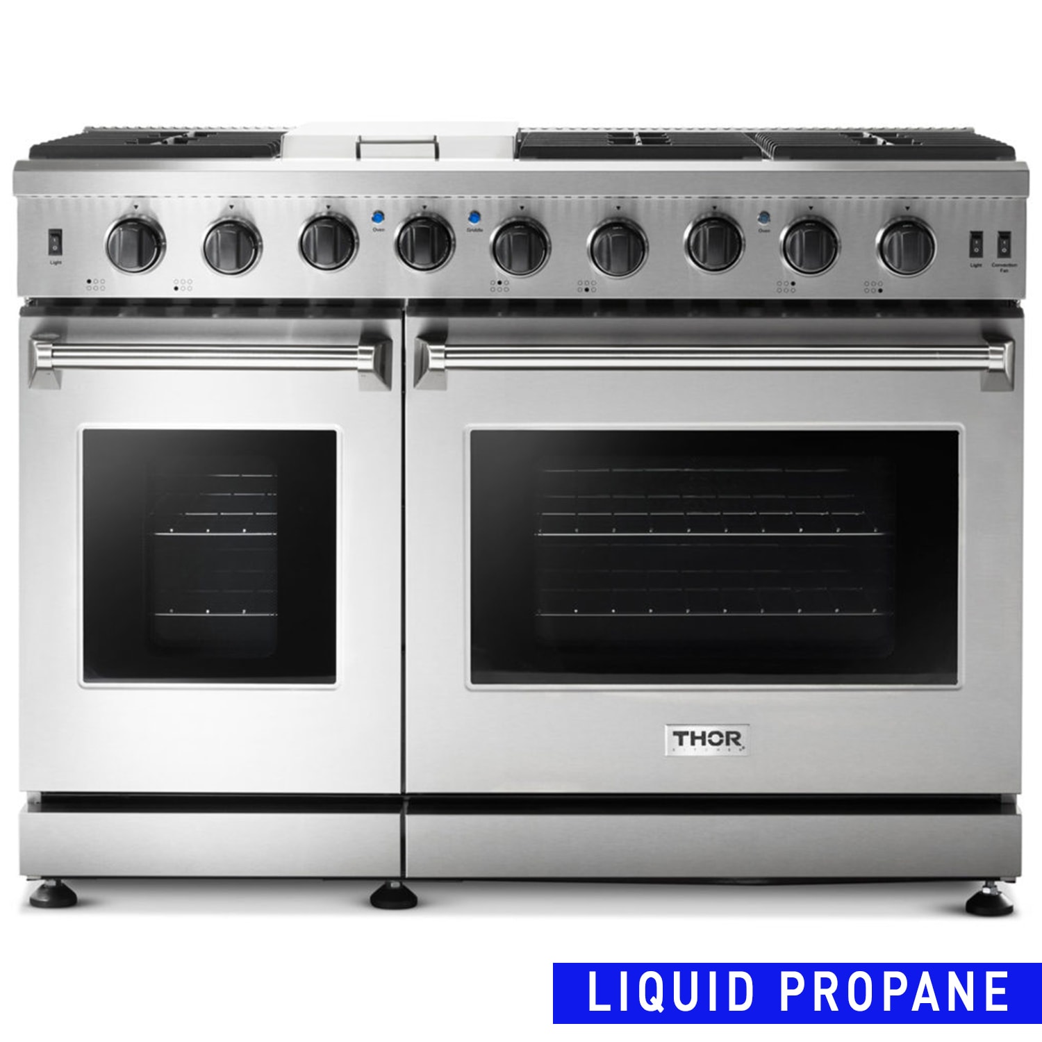 48 THOR KITCHEN Professional Stainless Dual-Fuel Double Oven Convecti –  Flat Rock Supply Company