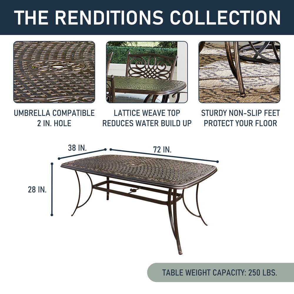 Hanover RENDN7PCSW6-MST Patio-Dining-Sets - View #3