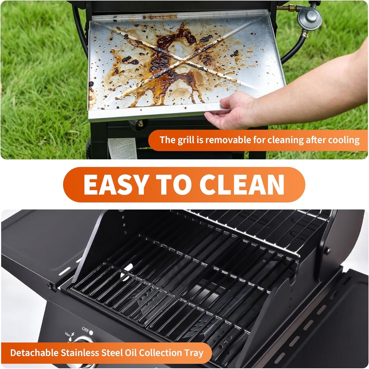 Garvee HQ-A-G3-4JPP-X4FB Gas-Grill - View #3