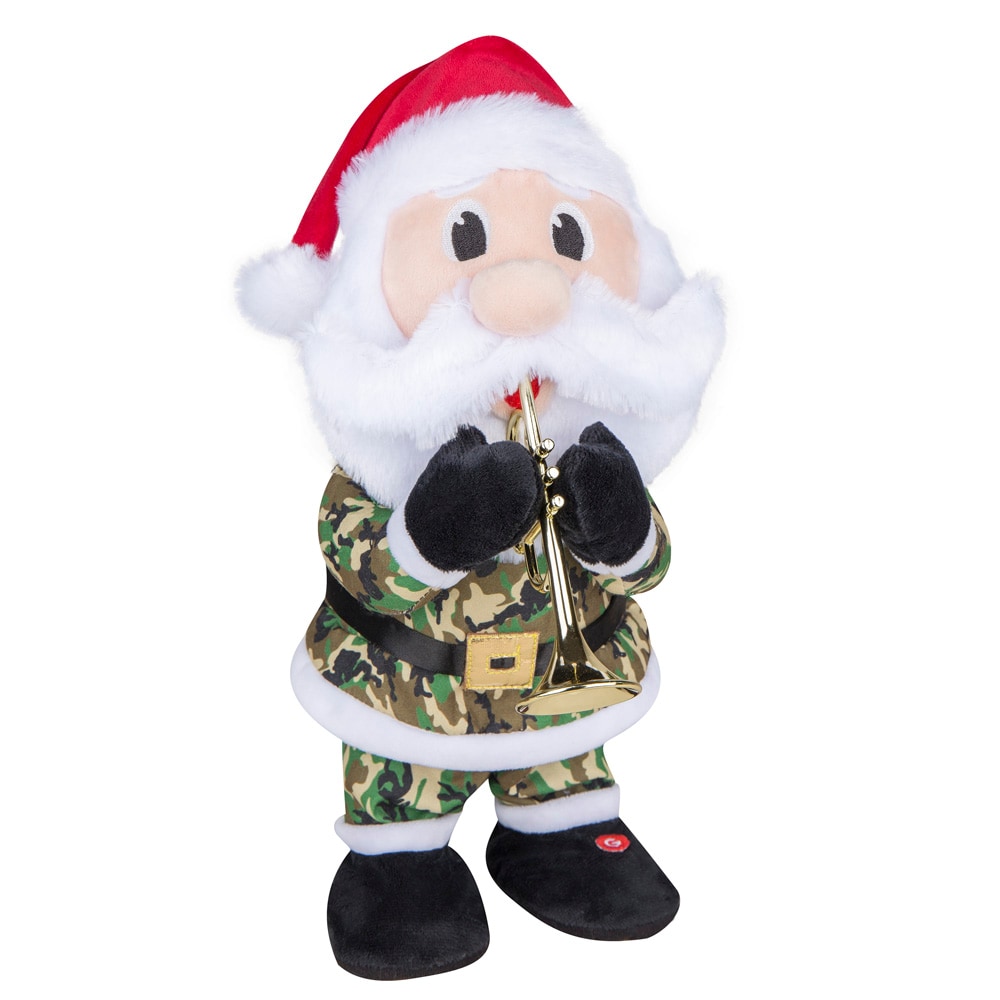 Holiday Living 885065 14.17-in Musical Animatronic Toys Battery-operated Batteries Included Christmas Decor