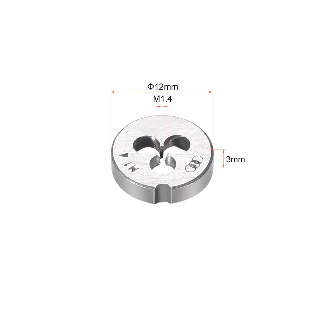 Unique Bargains M1.4 X 0.3 Metric Round Die Machine Thread Right Hand ...