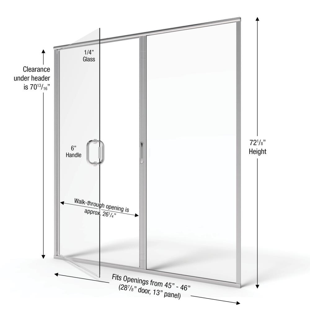 Basco INFH35A4672XPSV Shower-Doors - View #2