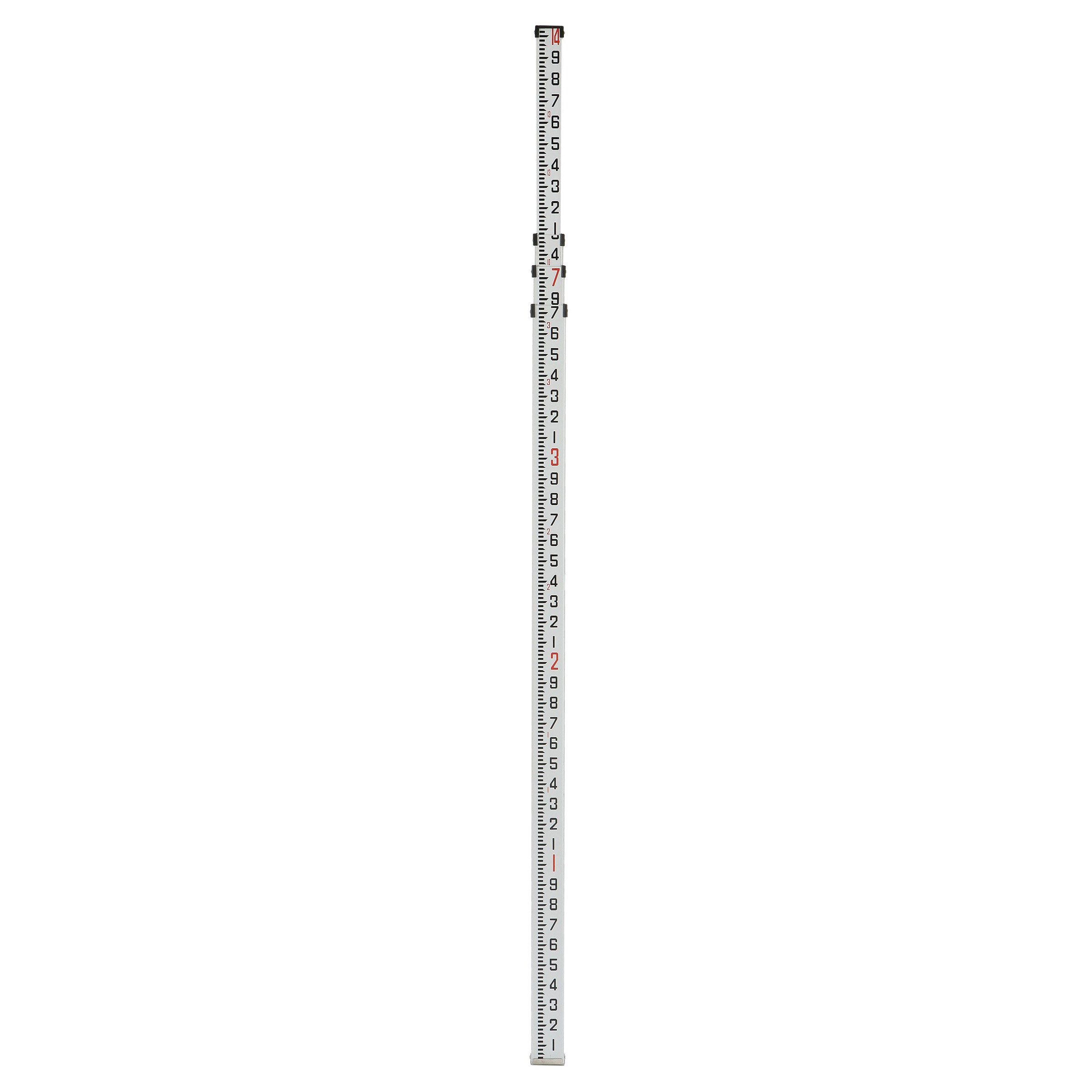 Meters AdirPro Lighweight Durable Aluminum Alloy Grade Rod Tenths Inches 