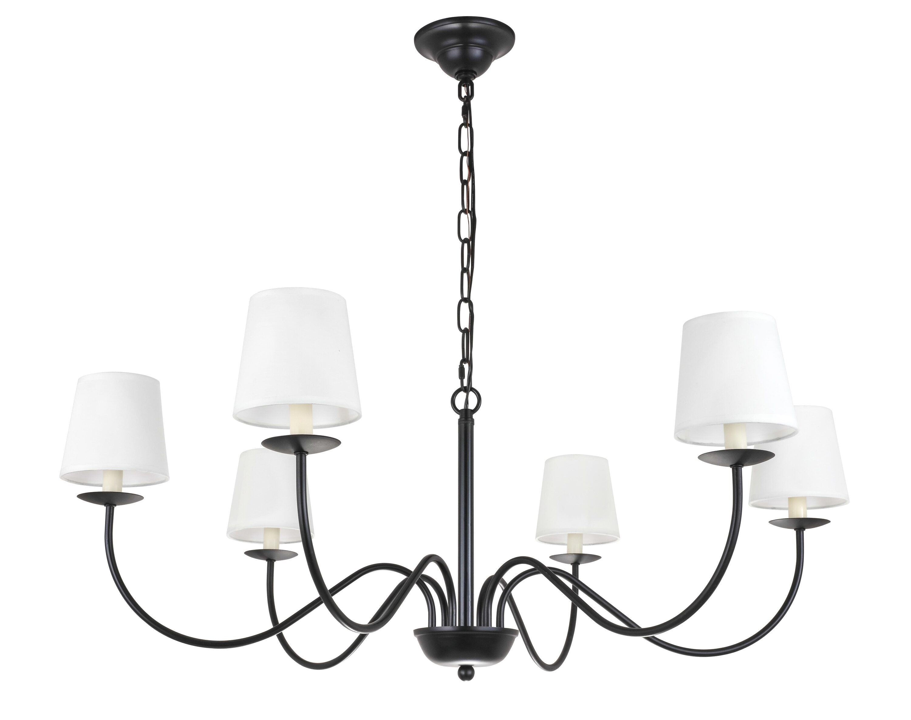 Elegant Decor HFDL18309D37BK b090015 - View #5