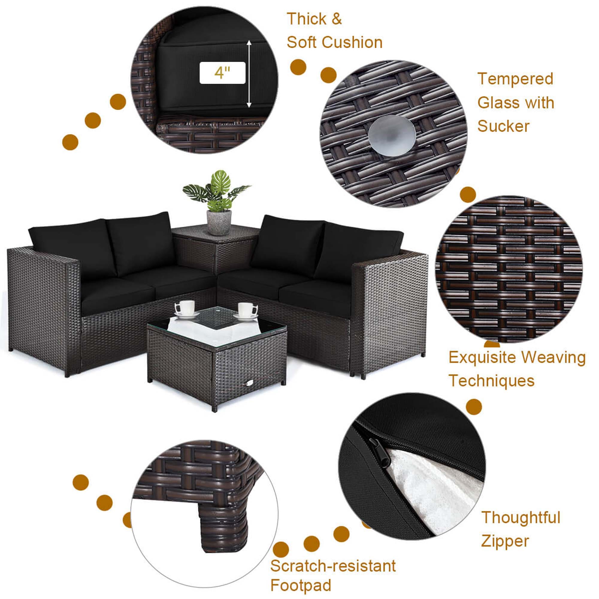 Costway HCST05322 Patio-Conversation-Sets - View #5