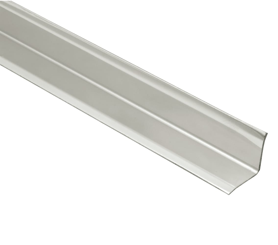 Schluter Systems KI15EB/200 ECK-KI 0.563-in W x 79-in L Brushed stainless steel Steel Inside corner Tile Edge Trim